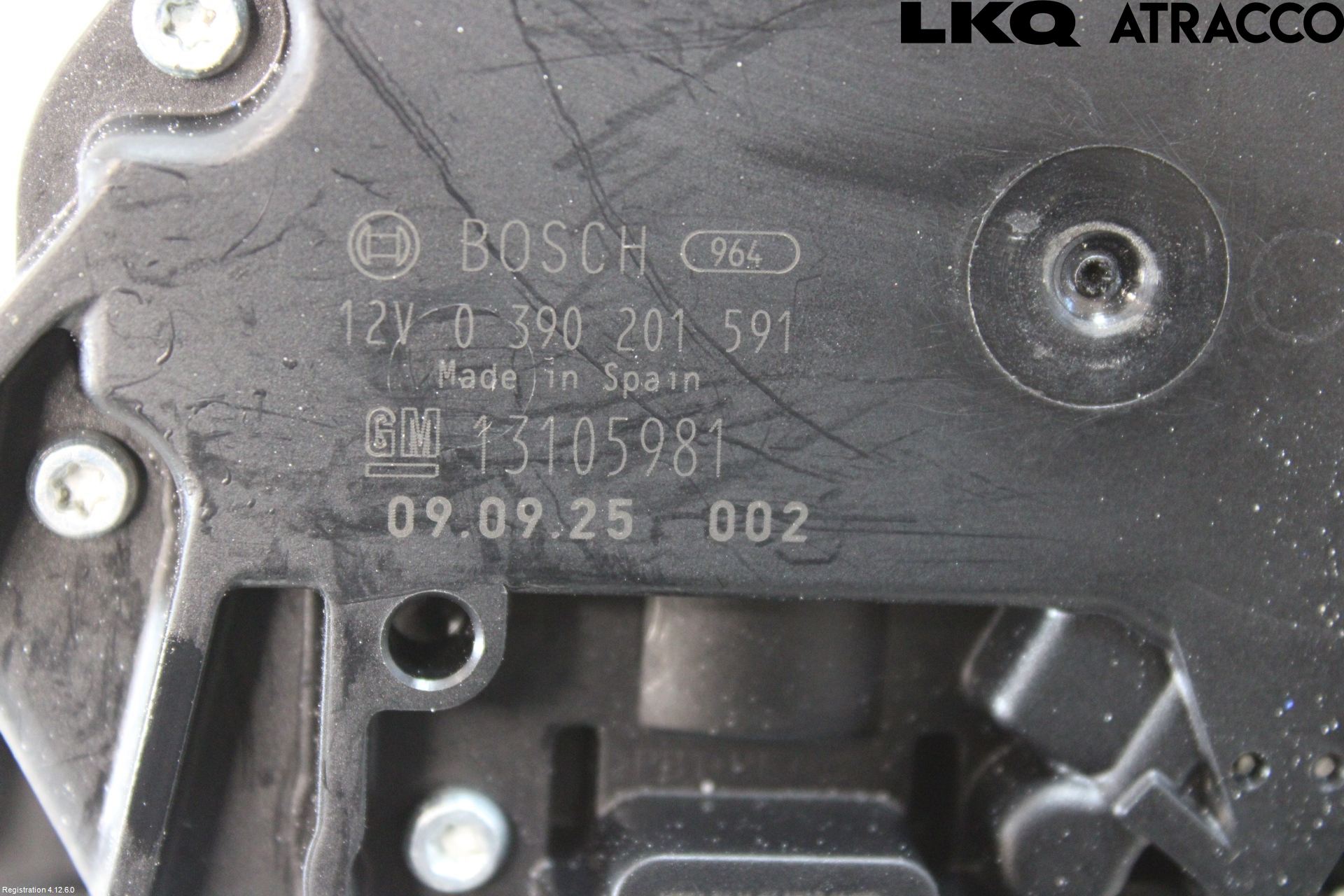 Opel ASTRA H 04-12 Viskermotor Bakluke