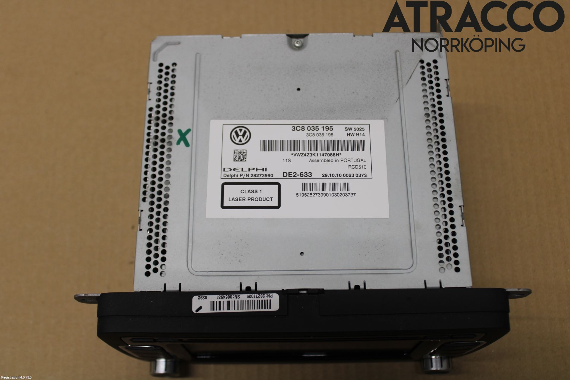 Volkswagen VW GOLF VI 09-13 Stereo Radio Med Cd