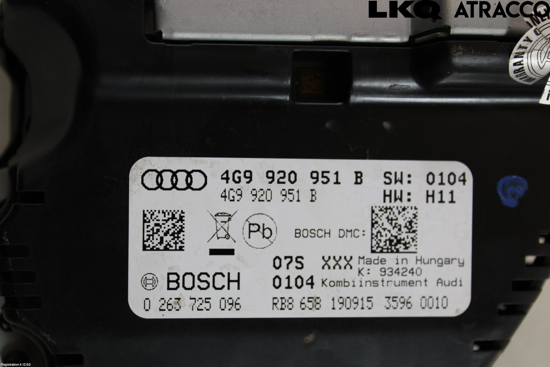 Audi A6 ALLROAD 12-18 Instr Kombinert