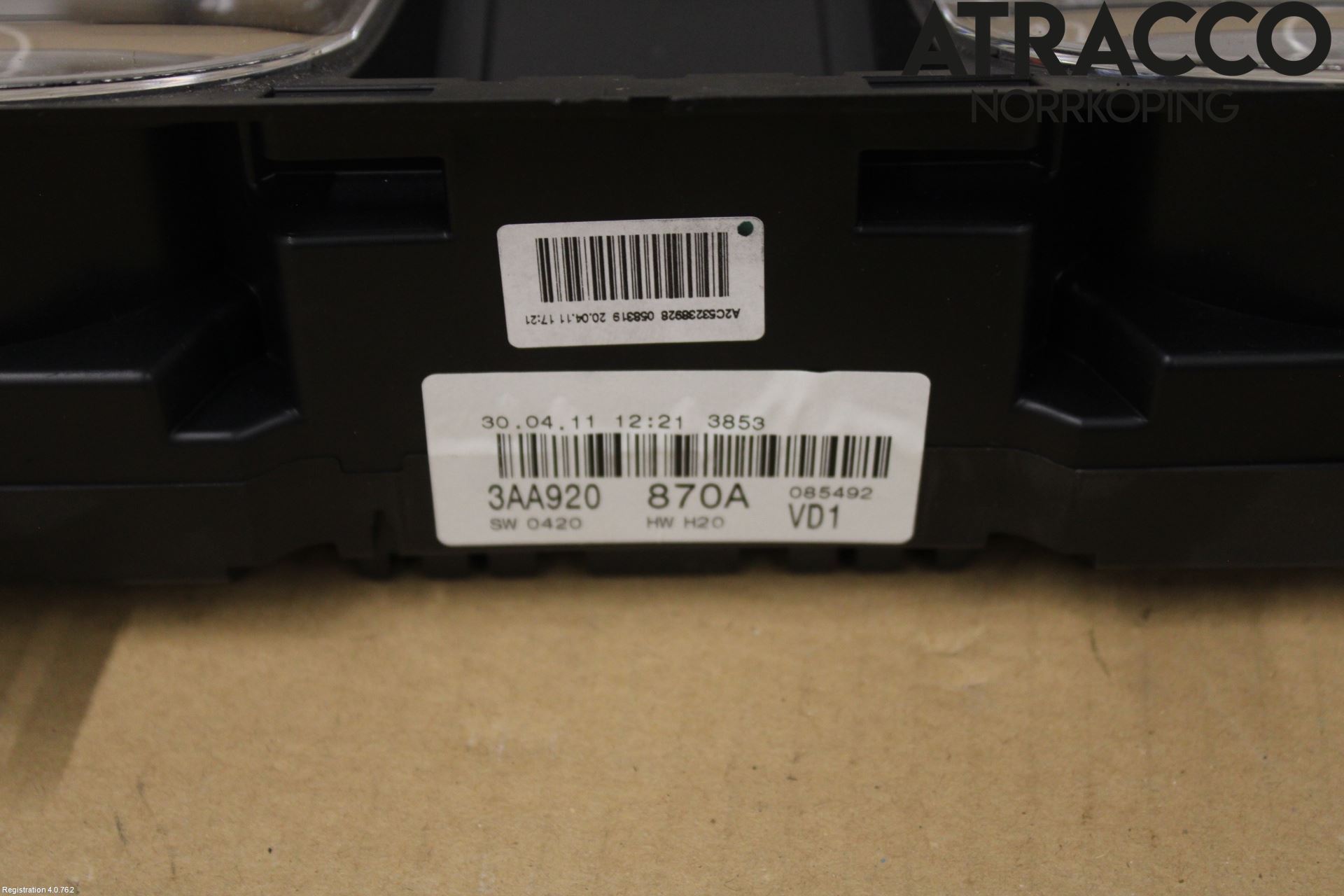 Volkswagen VW PASSAT 11-14 Instr Kombinert