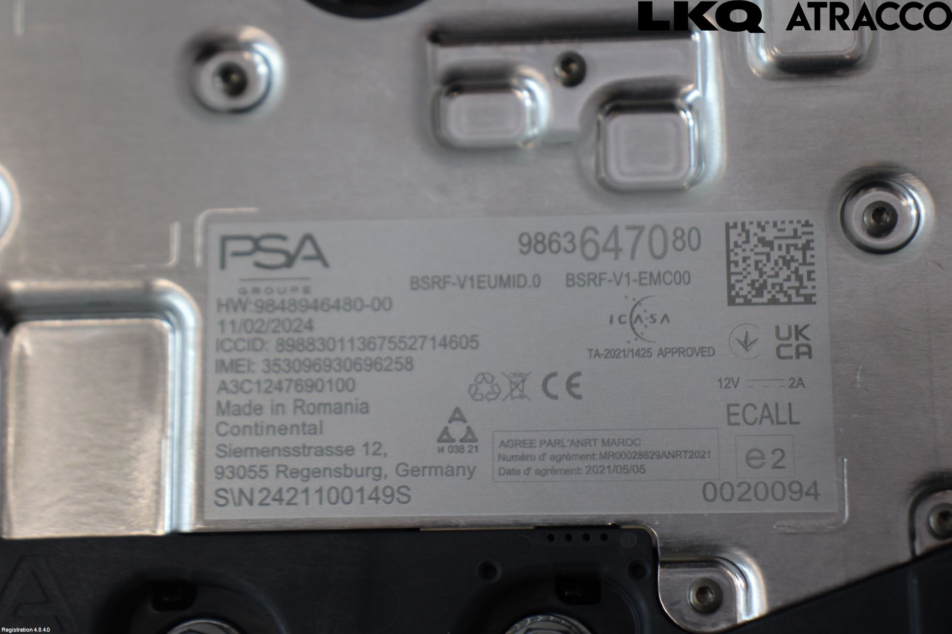 Opel ASTRA L 22- Stereo Antenne Radio-Tv