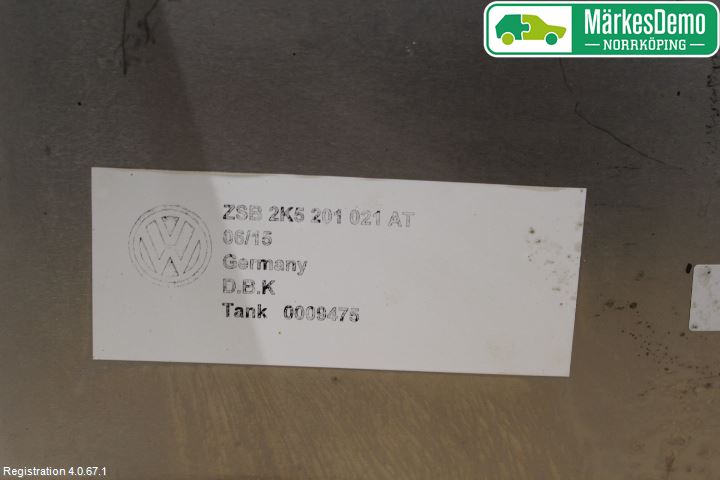 Volkswagen VW CADDY 11-15 Drivstofftank Innsprøytning