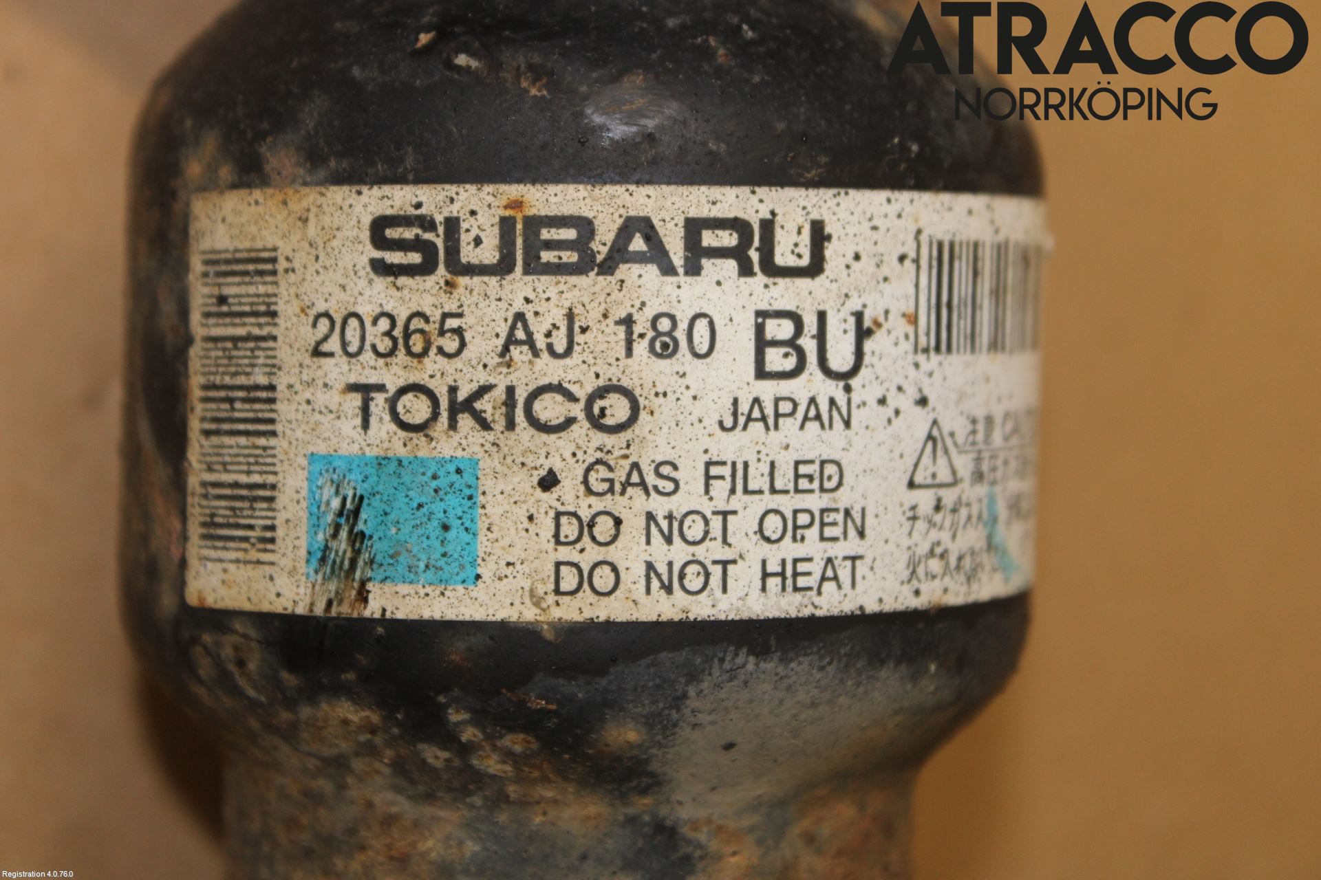 Subaru OUTBACK 10-15 Fjærbein Bak Høyre