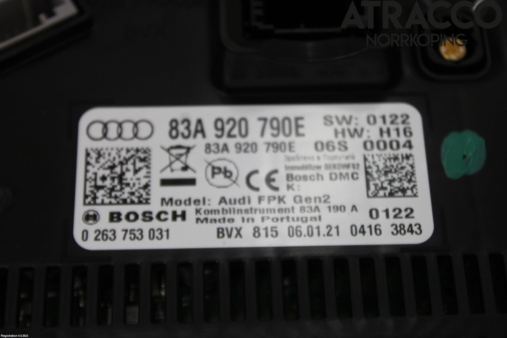 Audi Q3 F3 19- Instr Kombinert