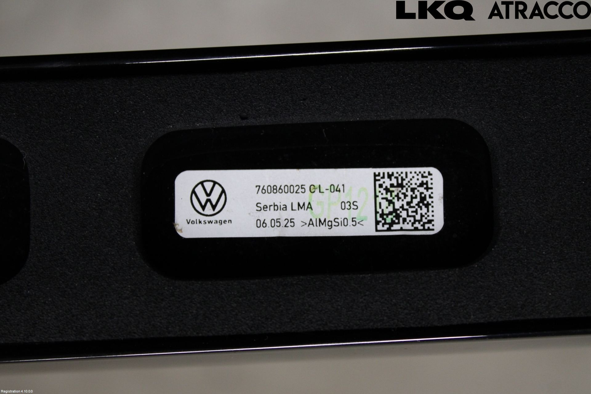 Volkswagen VW TOUAREG CR 18- Takrails - Stativ