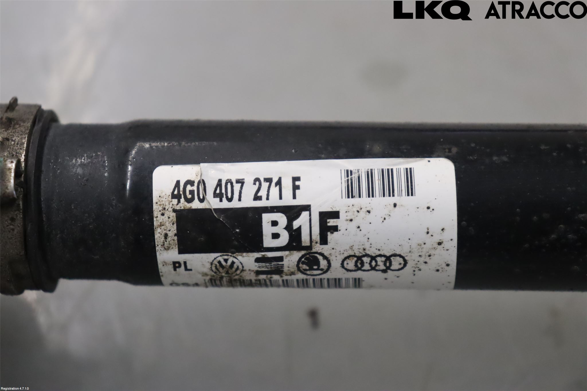 Audi Q5 09-16 Drivaksel Foran Kompl Høyre