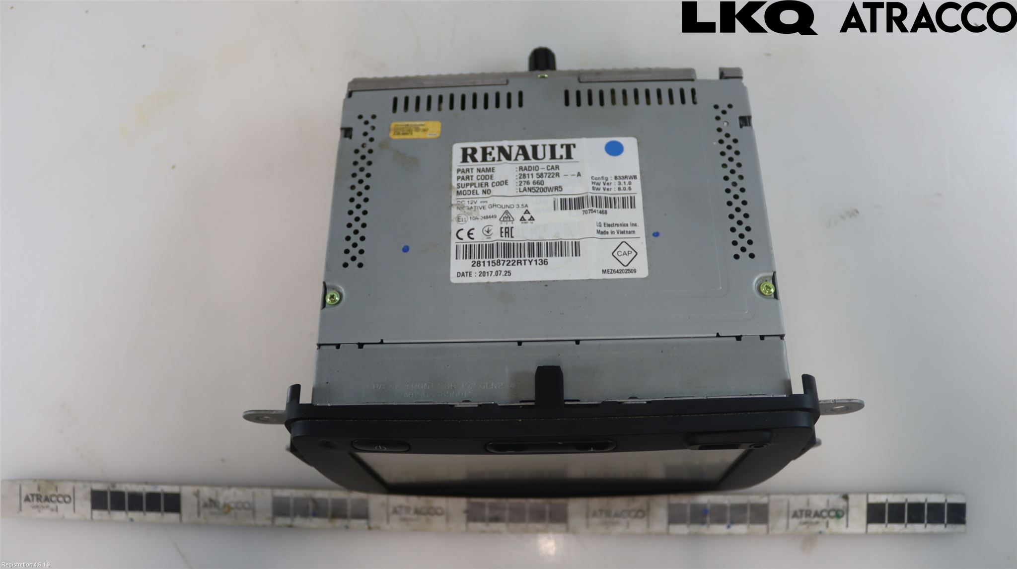 Renault TRAFIC/E-TECH 15- Stereo Radio Med Cd
