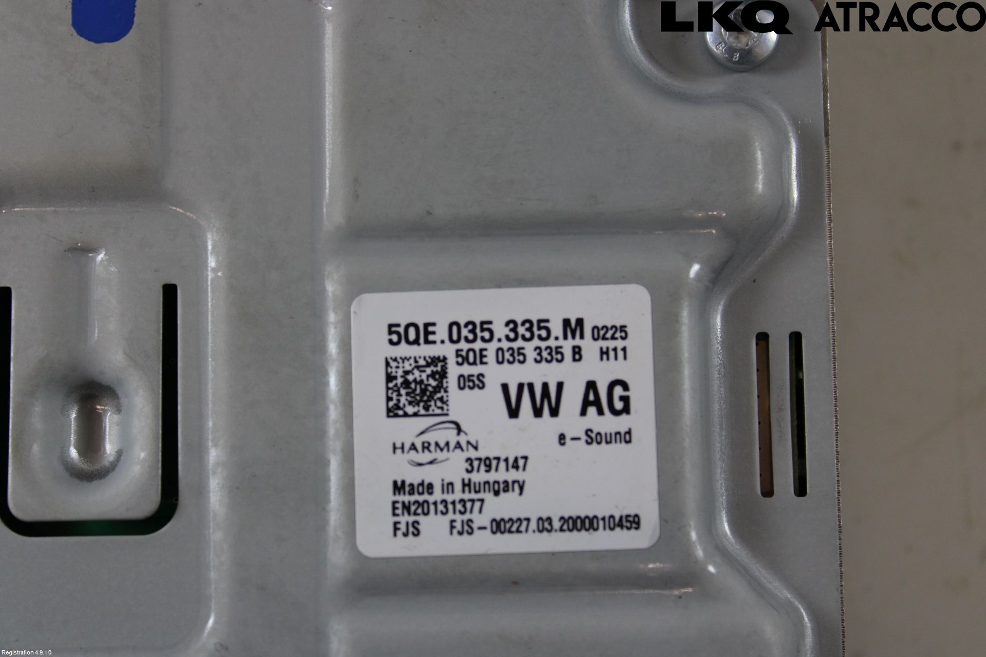 Volkswagen VW GOLF / E-GOLF VII 13-20 Styreenhet Øvrig