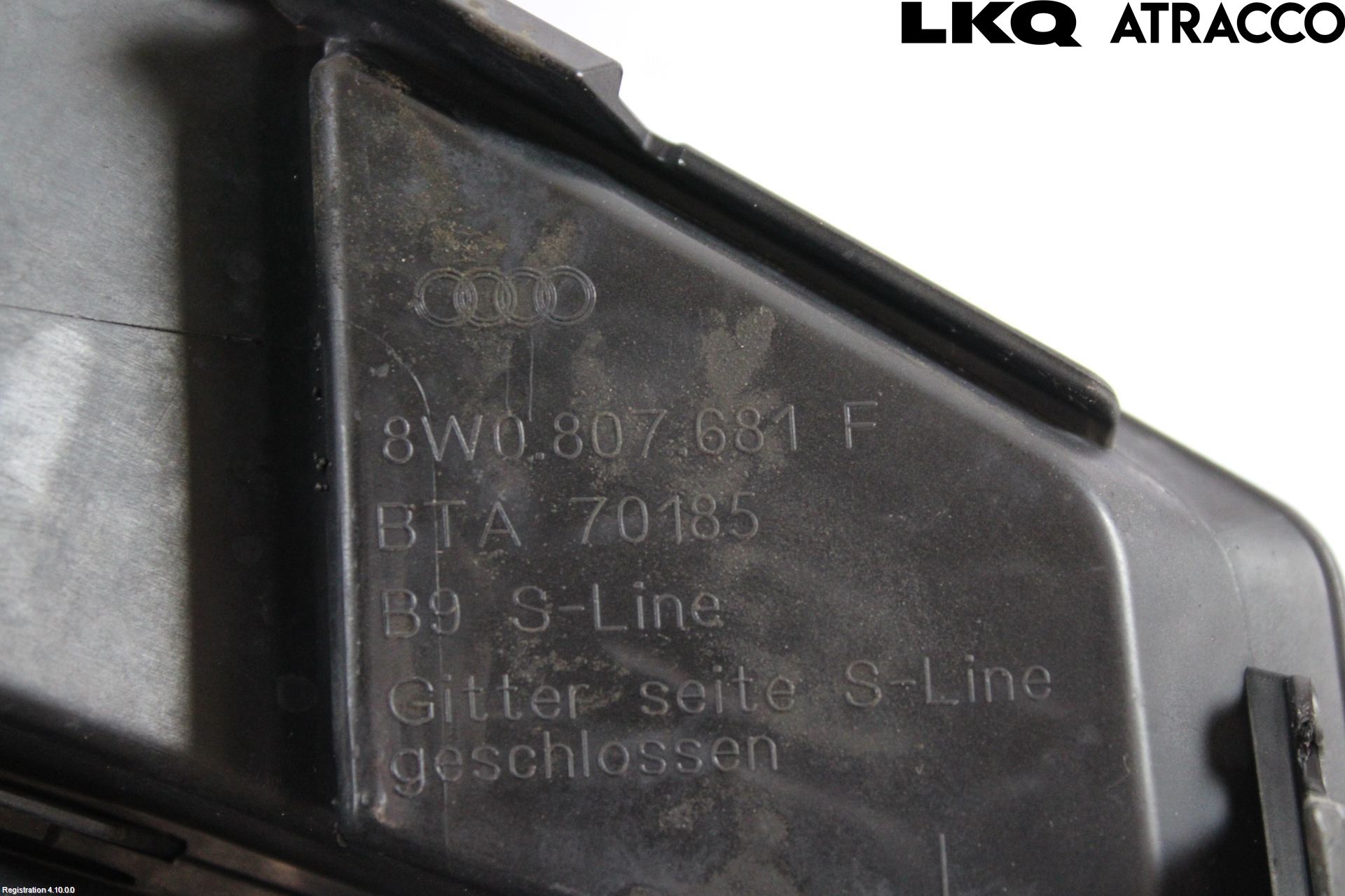 Audi A4/S4 B9 16-19 Grilldel Venstre