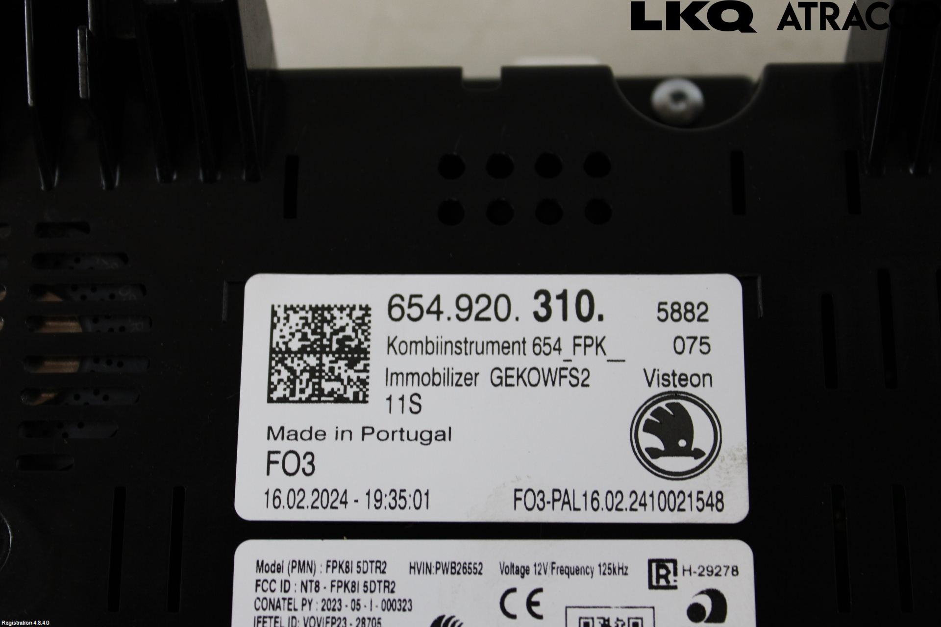 Skoda FABIA 22- Instr Kombinert
