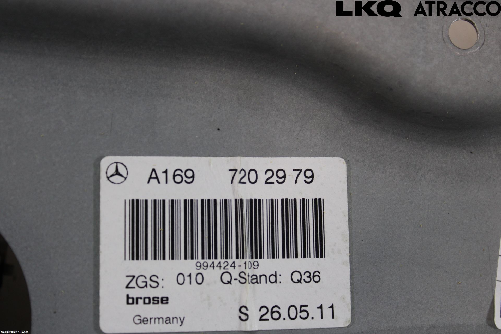 Mercedes-Benz MB B-KLASS (W245) 05-12 Vindusheis El Komp