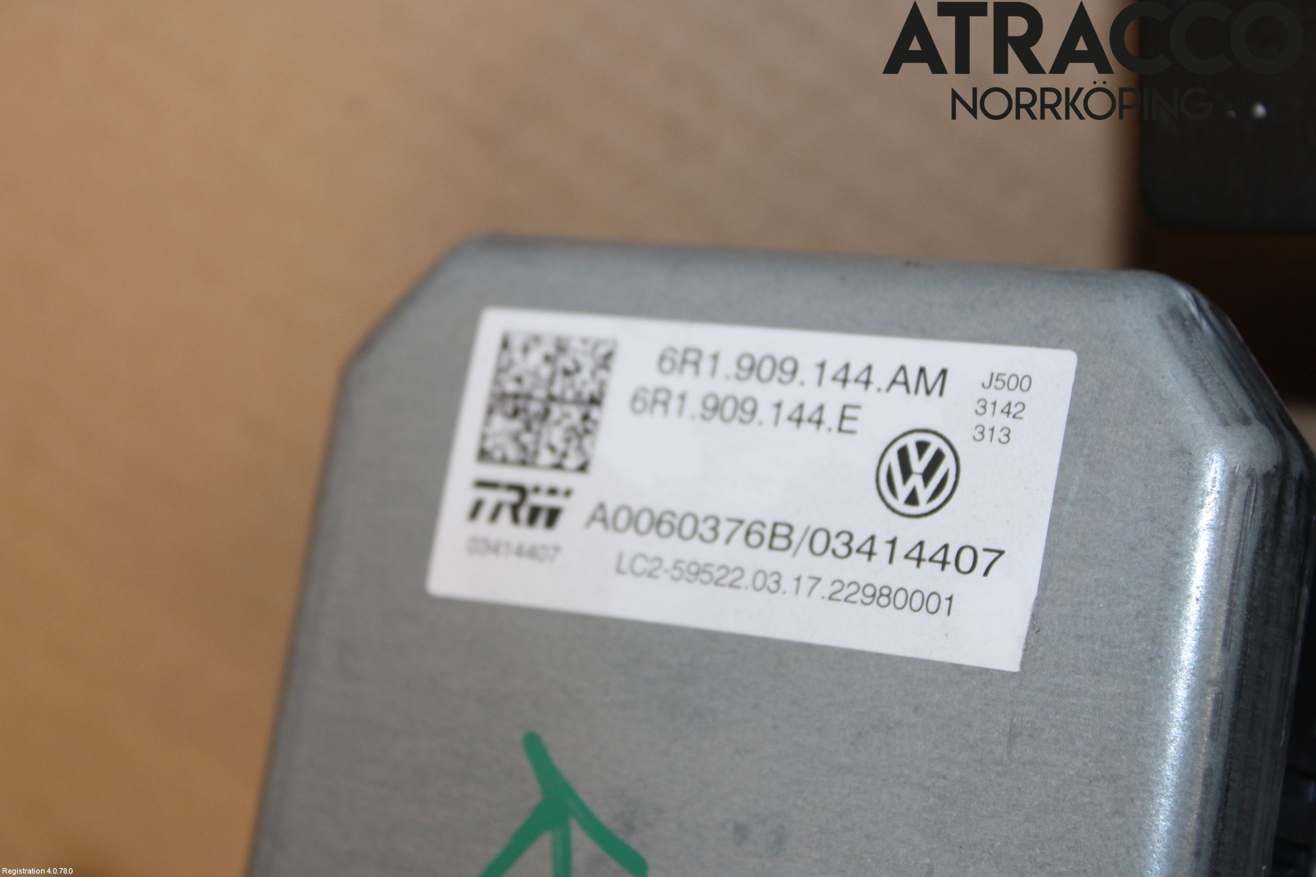Audi A1/S1 11-18 Rattakselaggregat Innebygd Servo