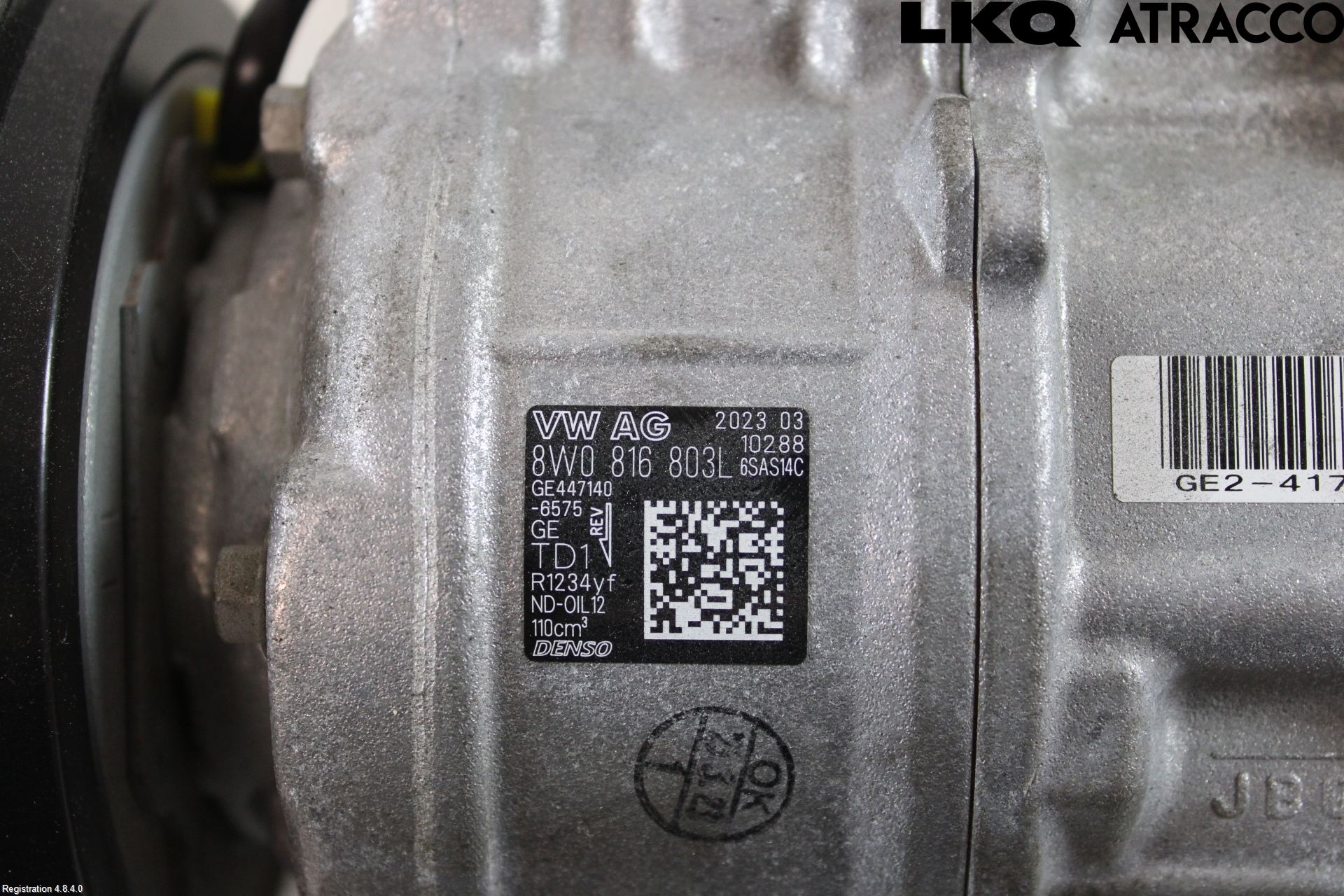 Audi A4/S4 B9 20- Varme Ac Kompressor