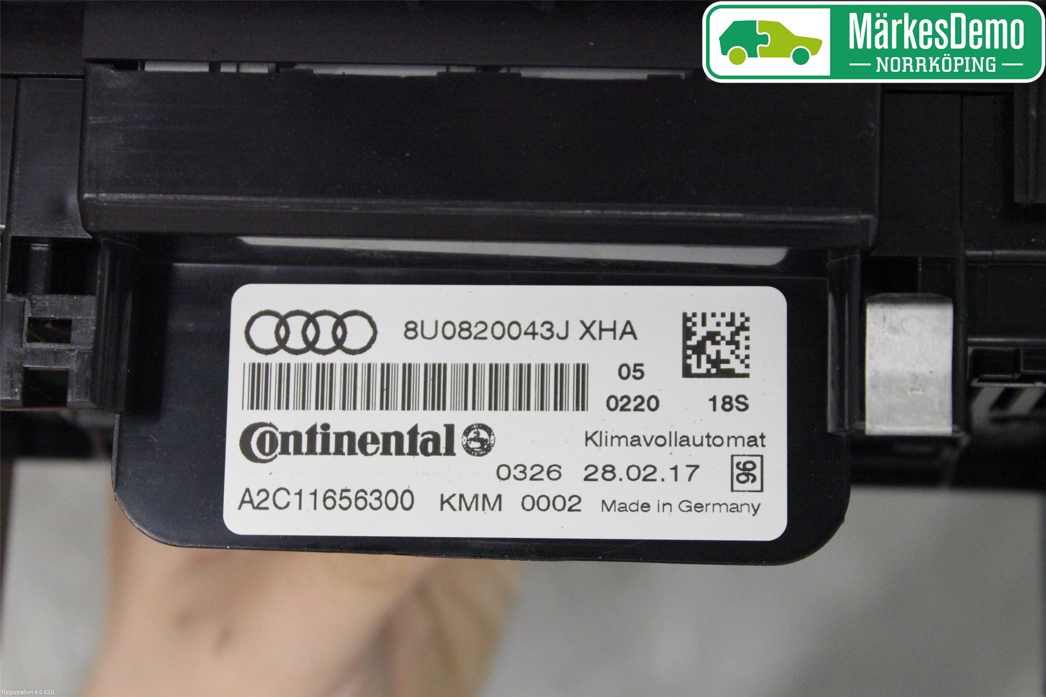 Audi Q3 8U 12-18 Varmeapparat Panel(Regulering)