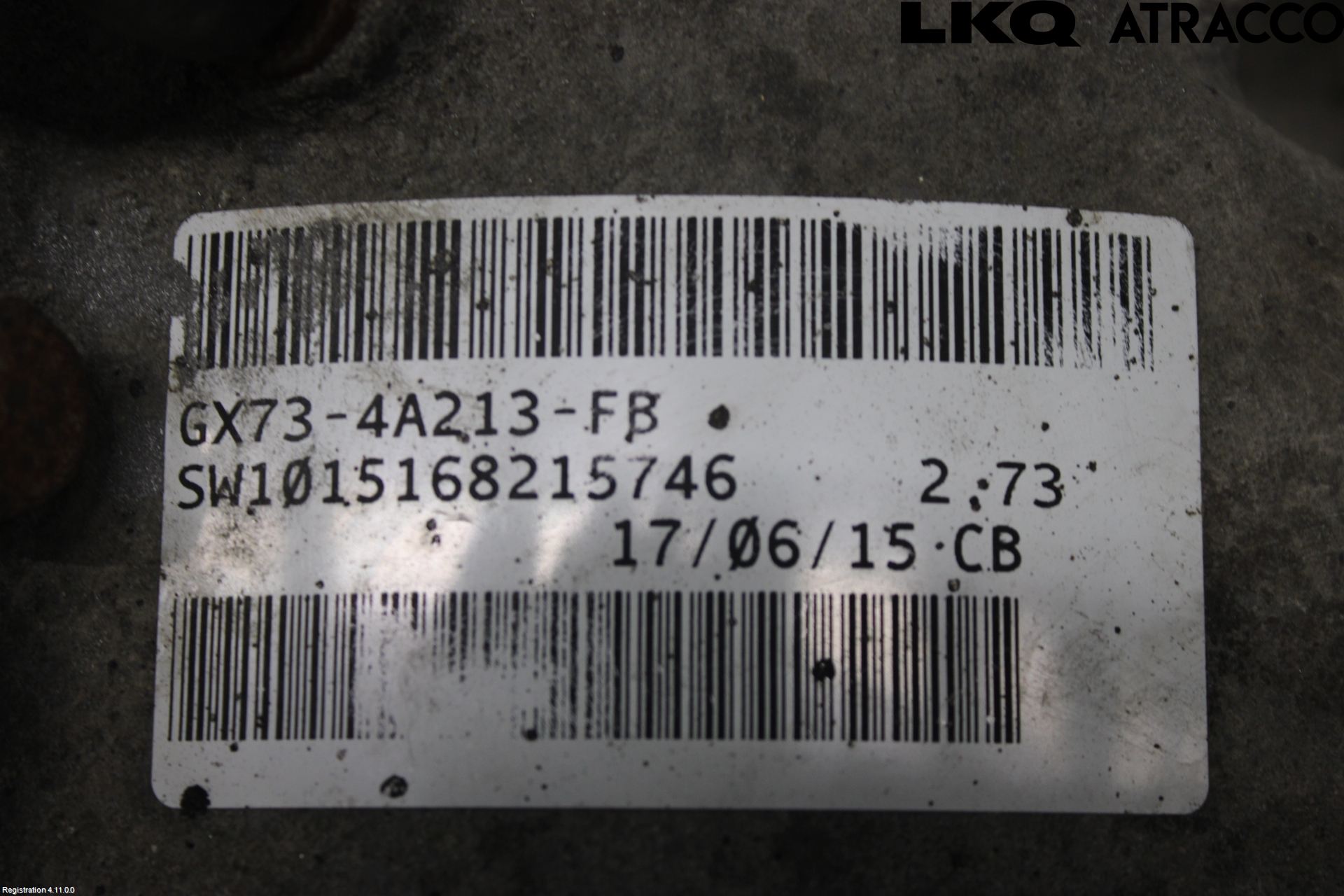Jaguar XE (X760) 15-24 Bakaksel Kardang Bak -Diff