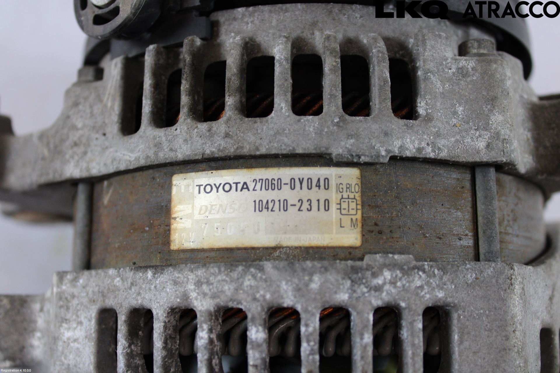 Toyota YARIS XP90 06-11 Dynamo