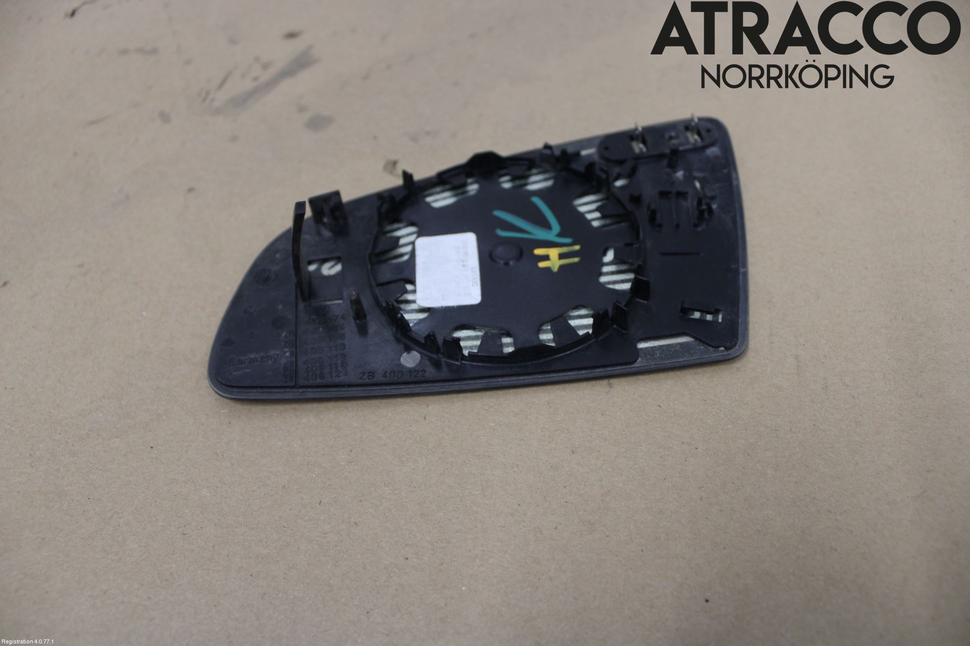 Audi A3/S3 05-13 Speil Glass H