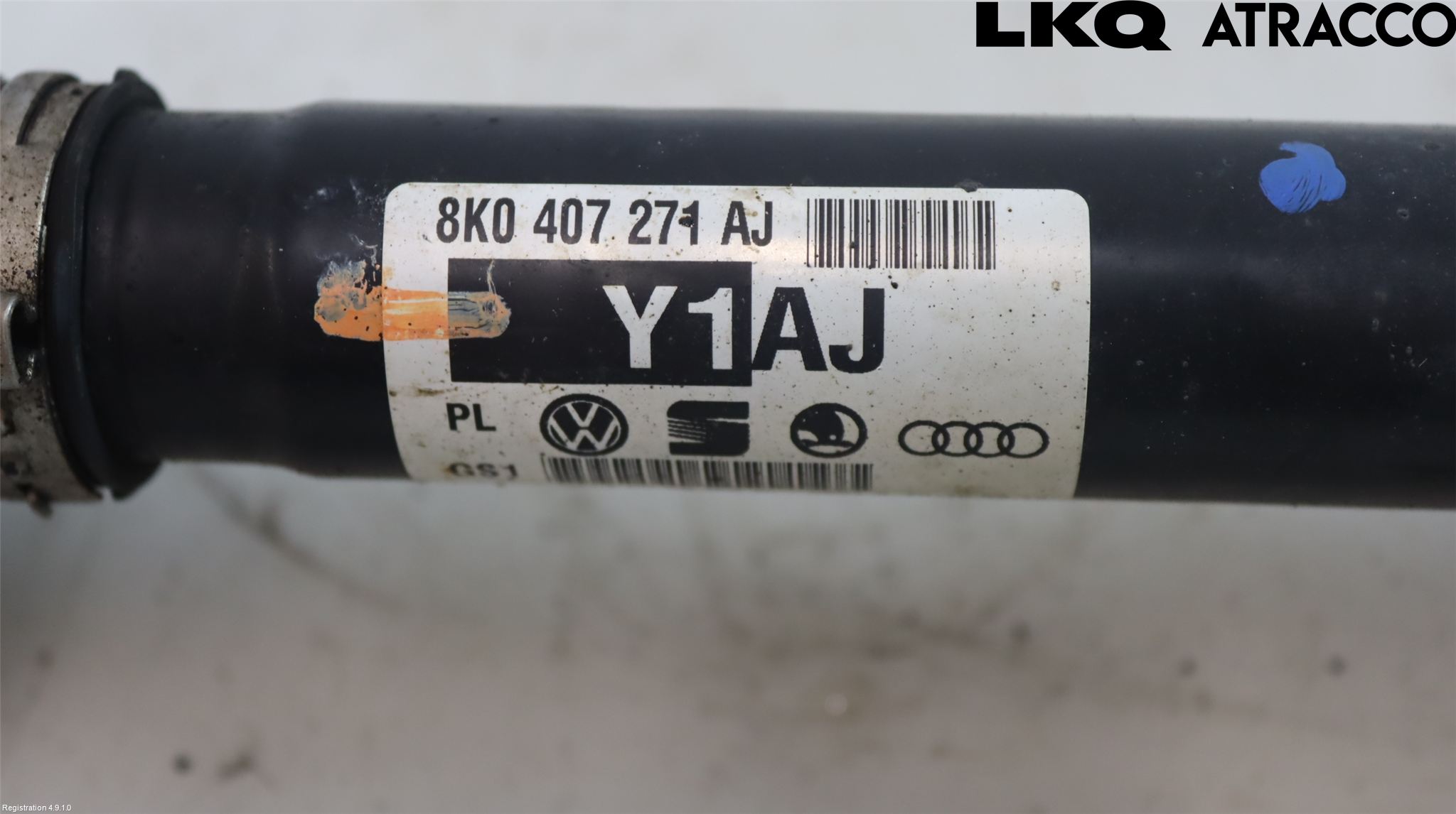 Audi A5 07-16 Drivaksel Foran Kompl Venstre