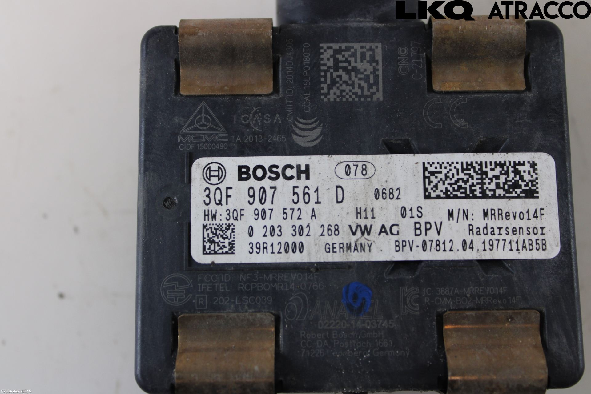 Skoda OCTAVIA (5E) 13-20 Sensor Kollisjonsbeskyttelse