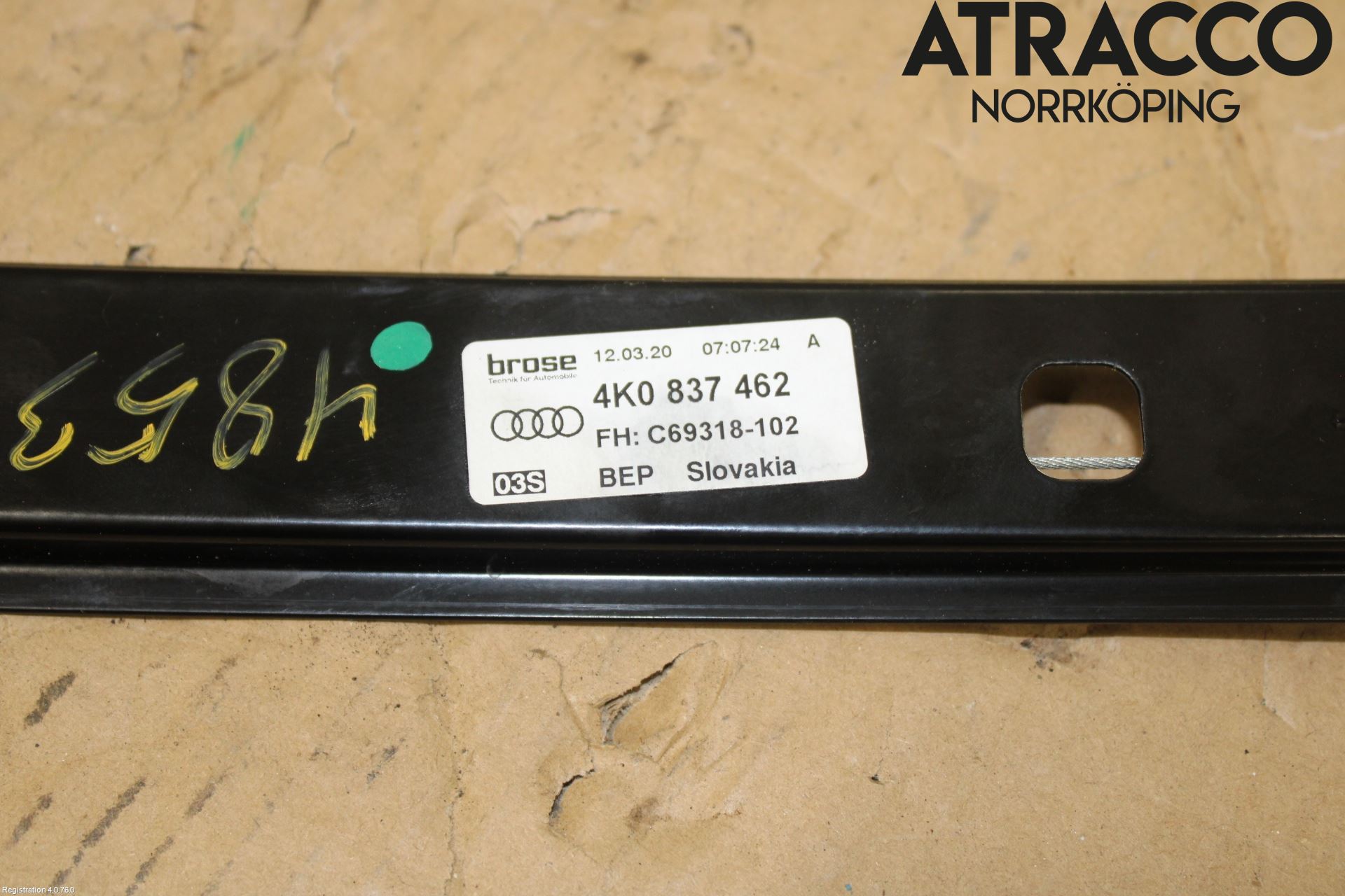 Audi A6 F2/C8 19- Vindusheis El Komp