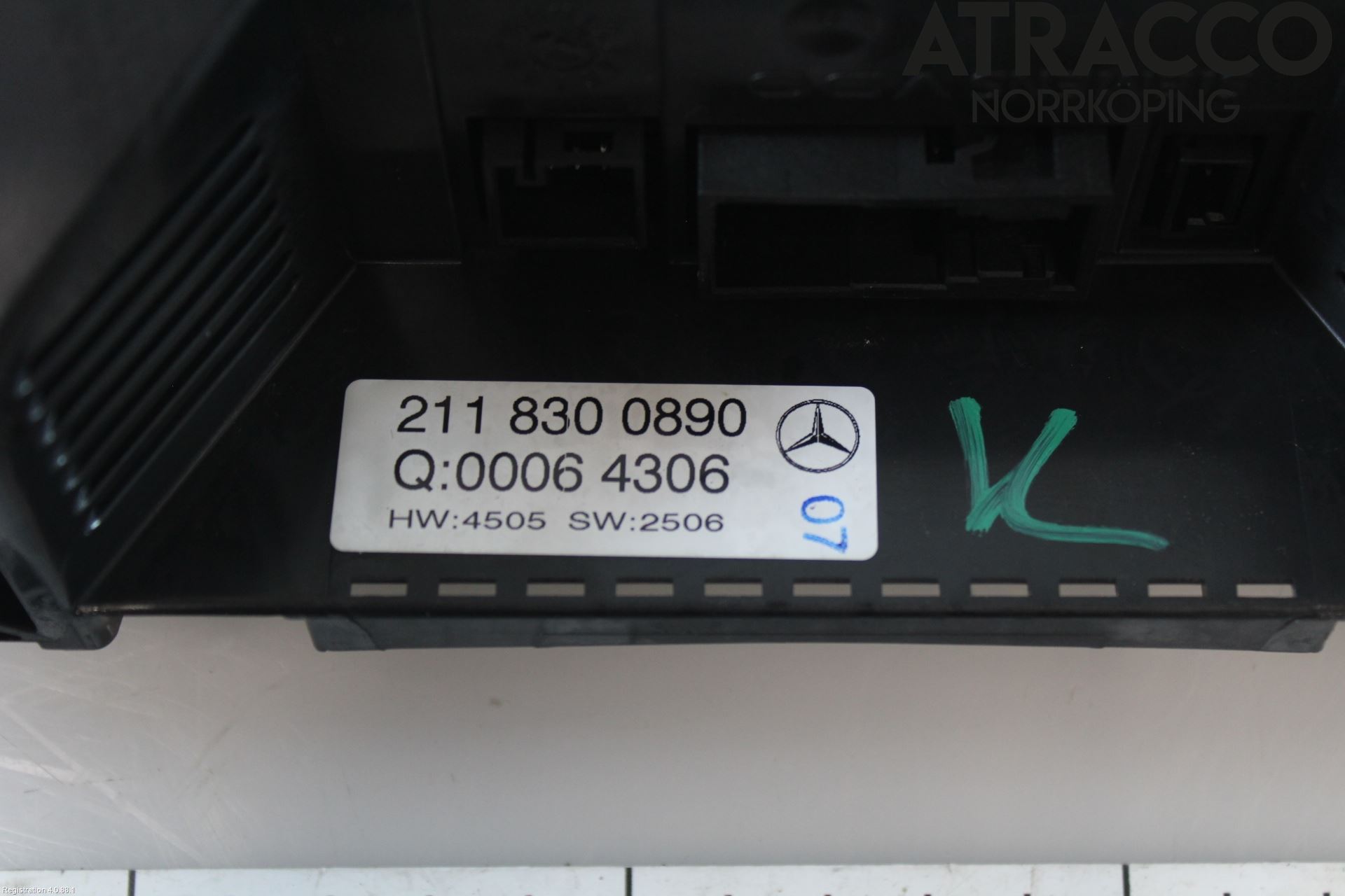 Mercedes-Benz MB E-KLASS (W211) 02-09 Varmeapparat Panel(Regulering)