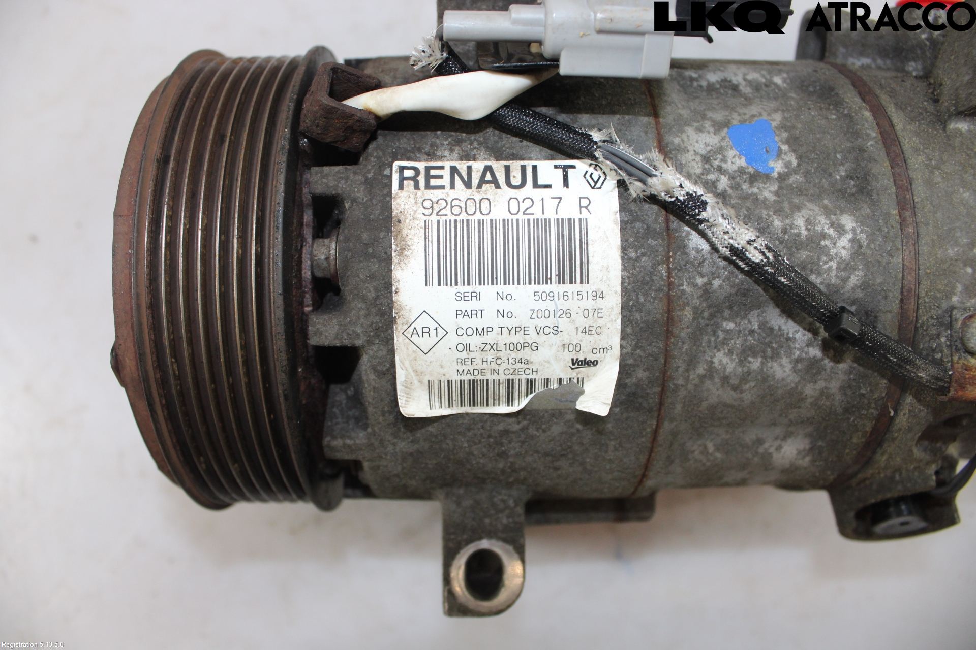 Renault CLIO IV 12-16 Varme Ac Kompressor