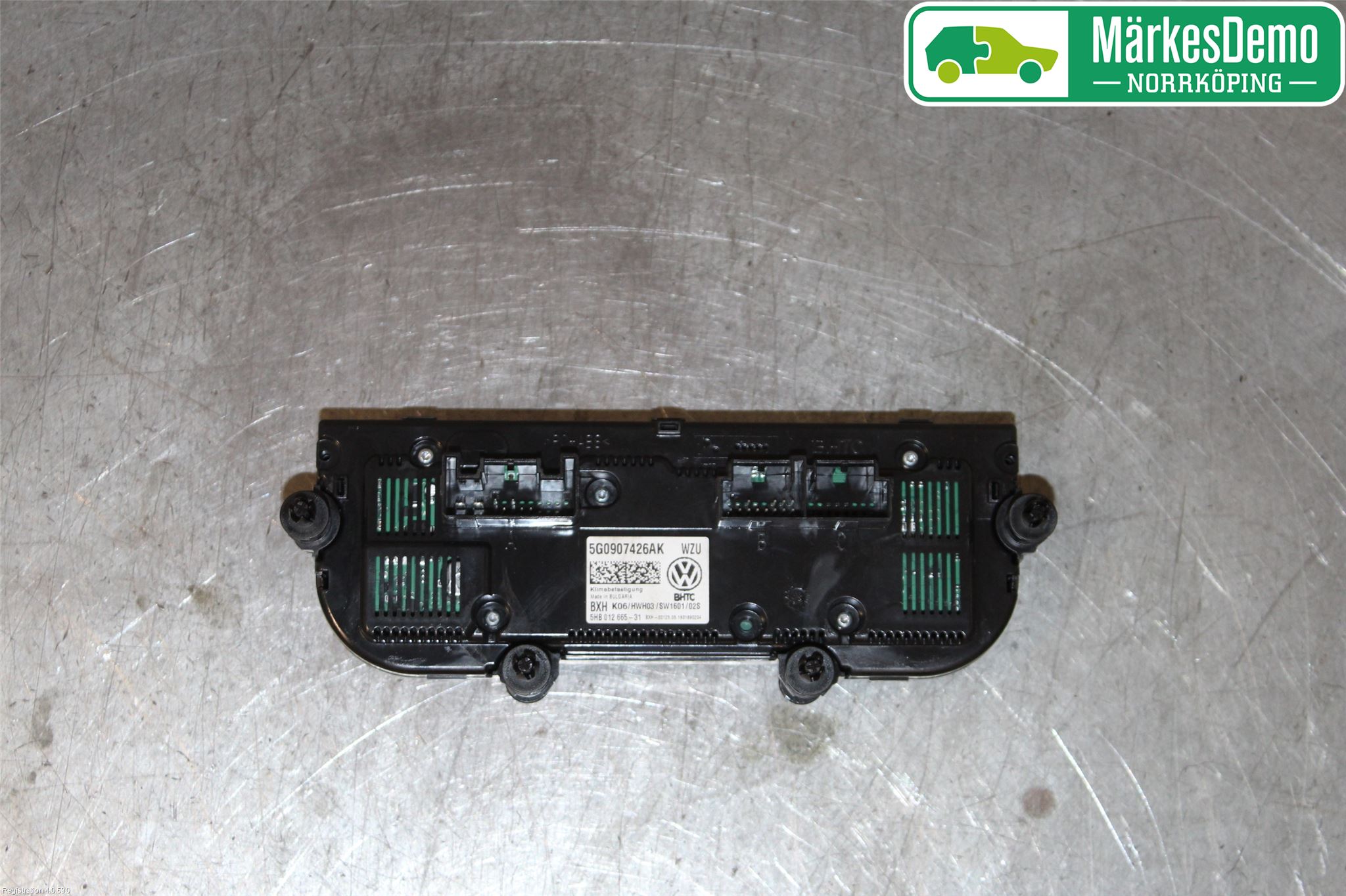 Volkswagen VW GOLF / E-GOLF VII 13-20 Varmeapparat Panel(Regulering)