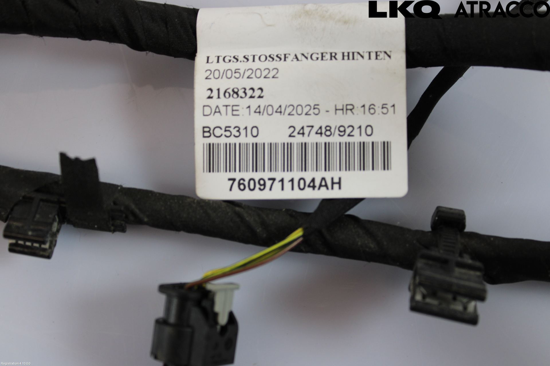 Volkswagen VW TOUAREG CR 18- Ledningsnett