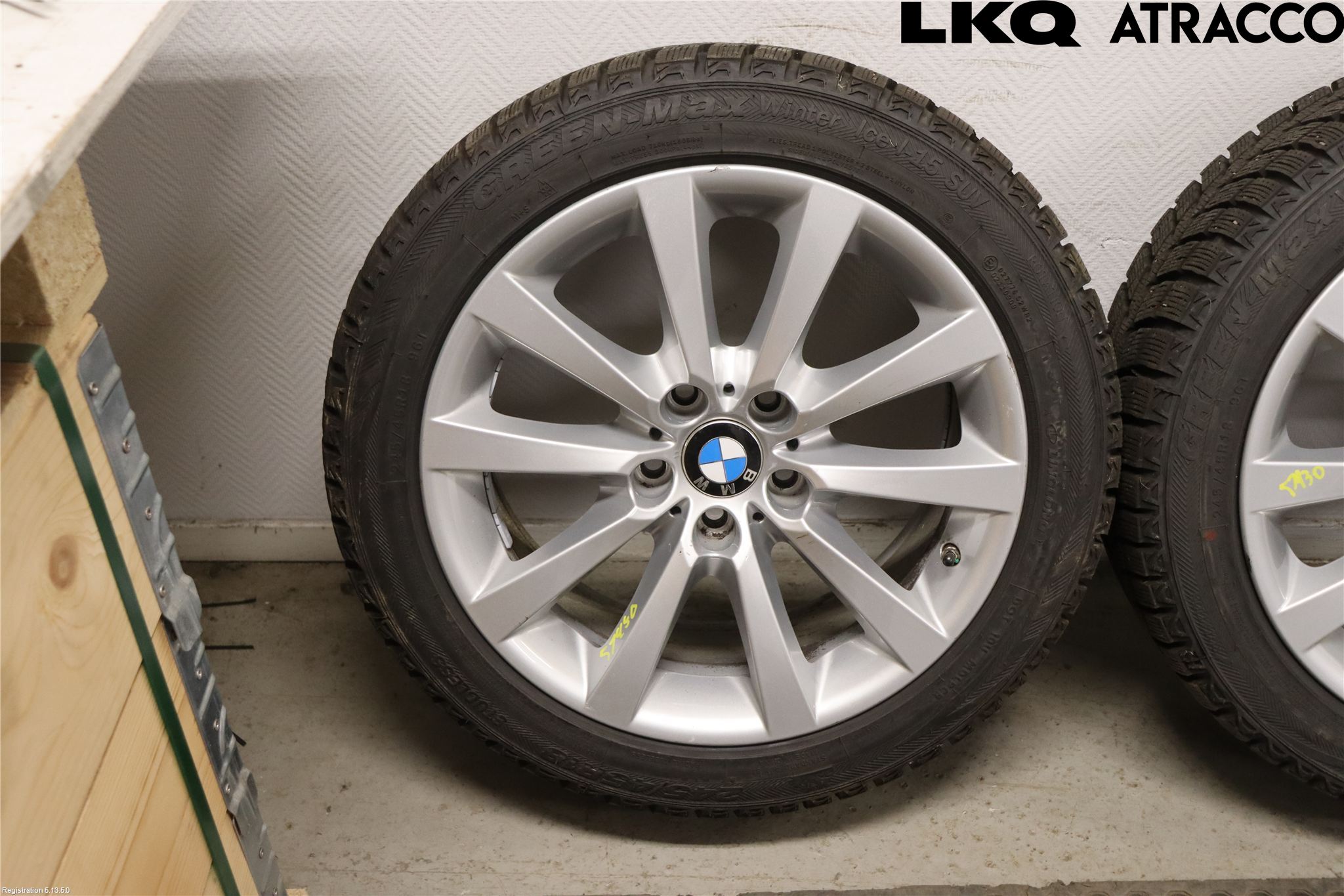 BMW 5 F10/F11/F18 09-17 Dekk Vinter På Alu Felg 4Stk