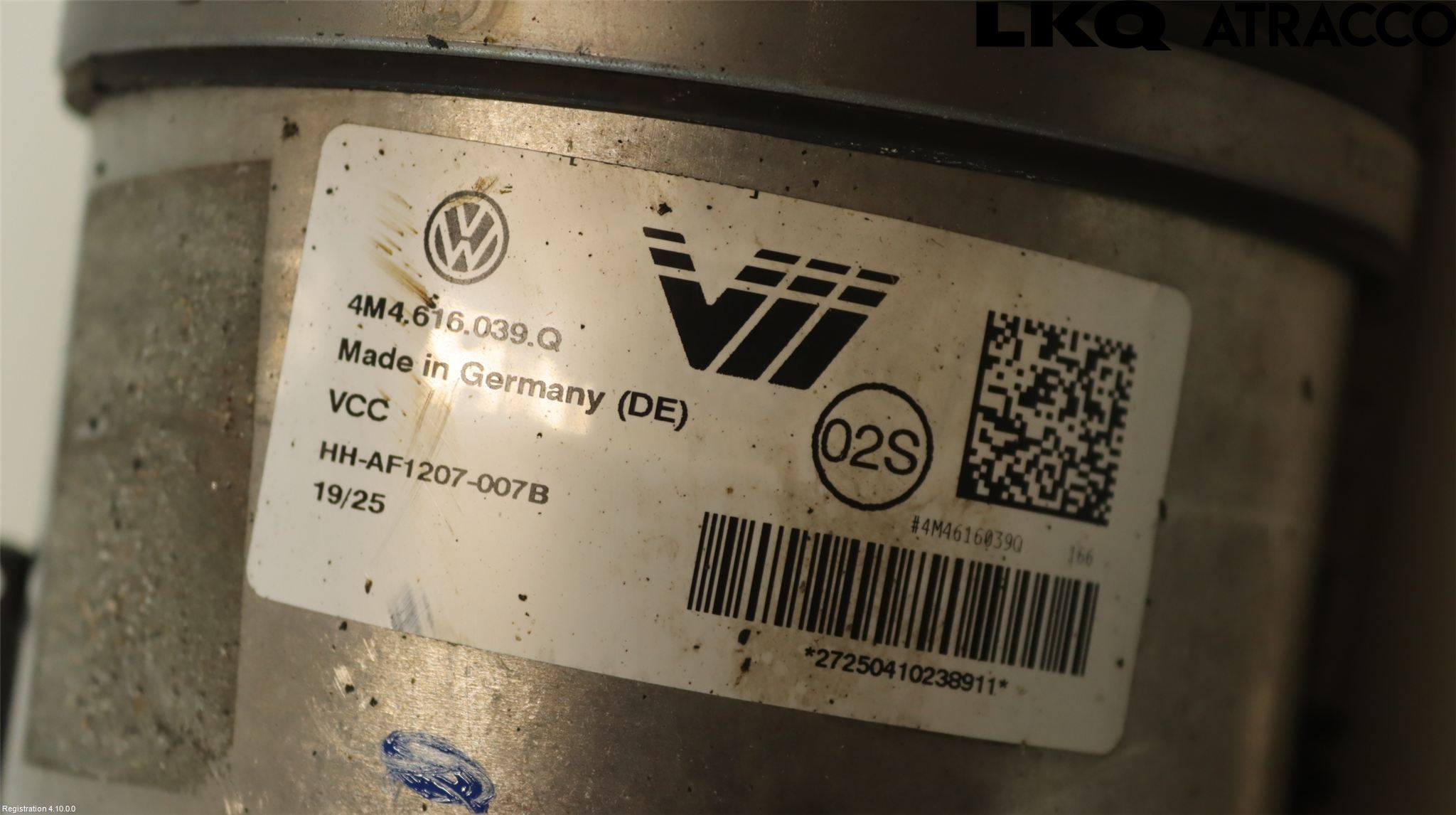 Volkswagen VW TOUAREG CR 18- Fjærbein Foran Venstre