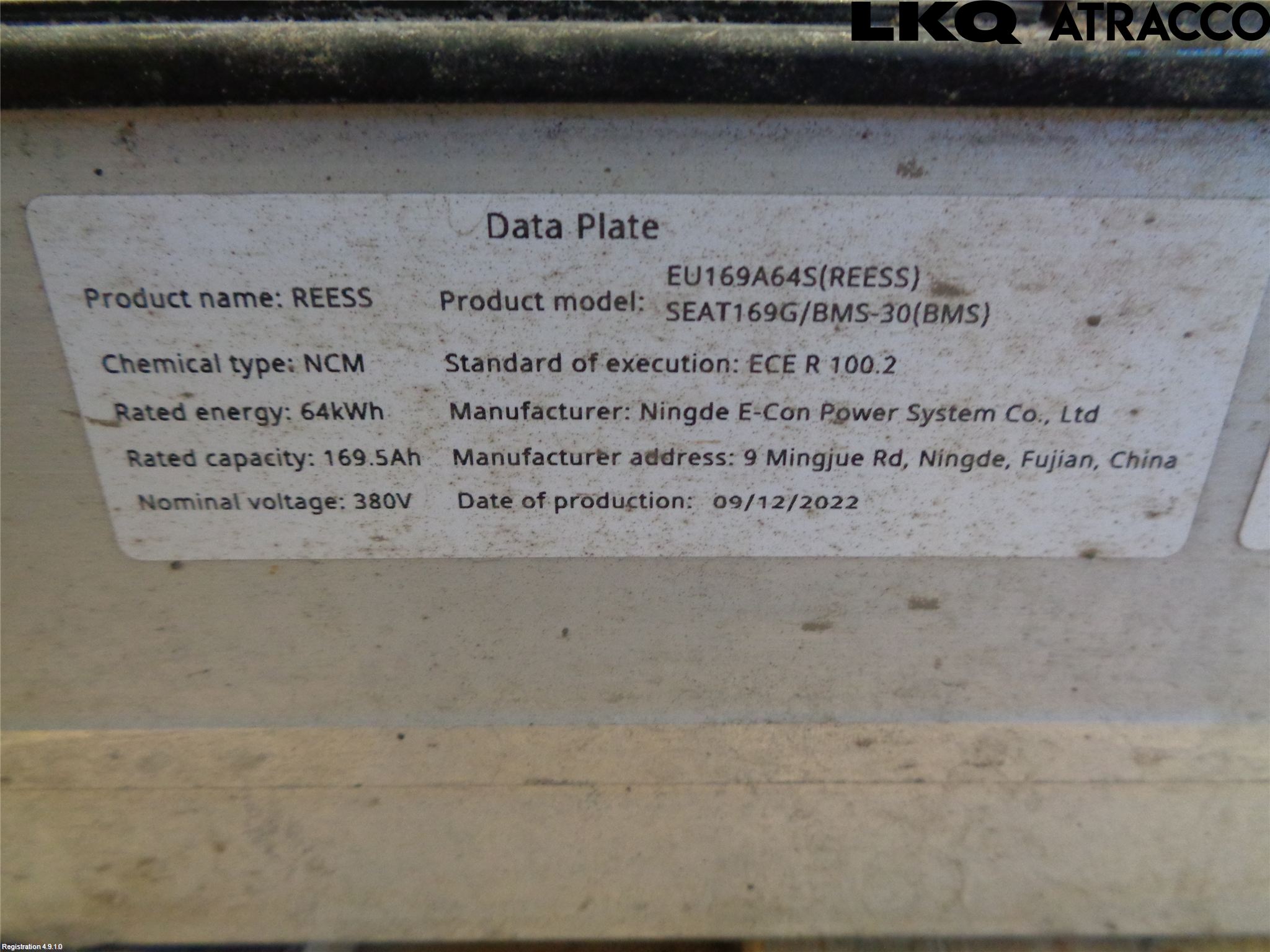 MG 4 23- Hybrid Batteri