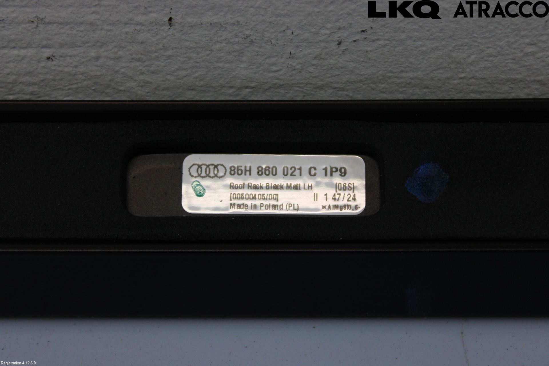 Audi Q6 E-TRON CN 24- Takrails - Stativ