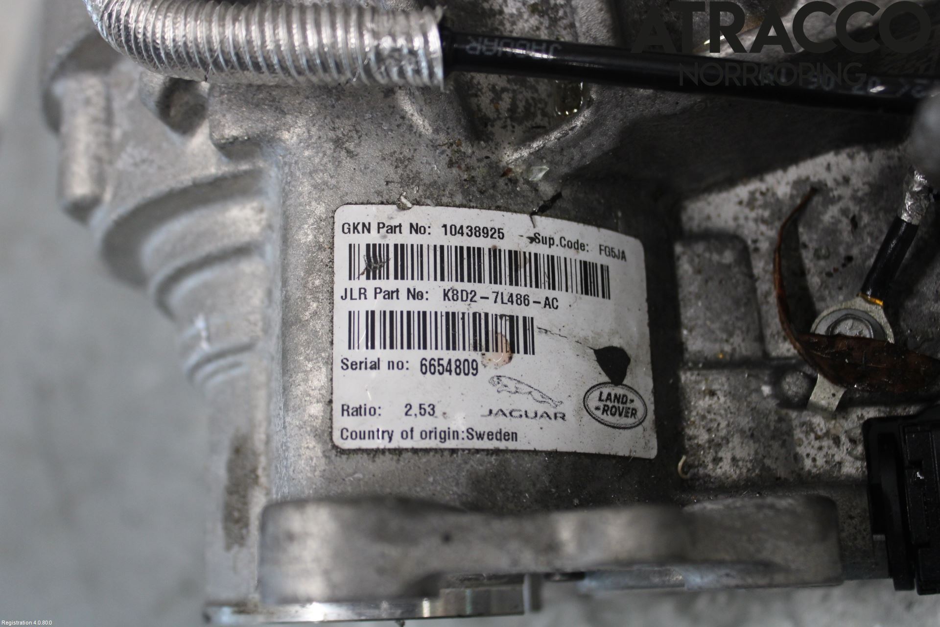 Landrover LAND ROVER RANGE ROVER EVOQUE (L551) 19- Gearkasse Fordelingskasse