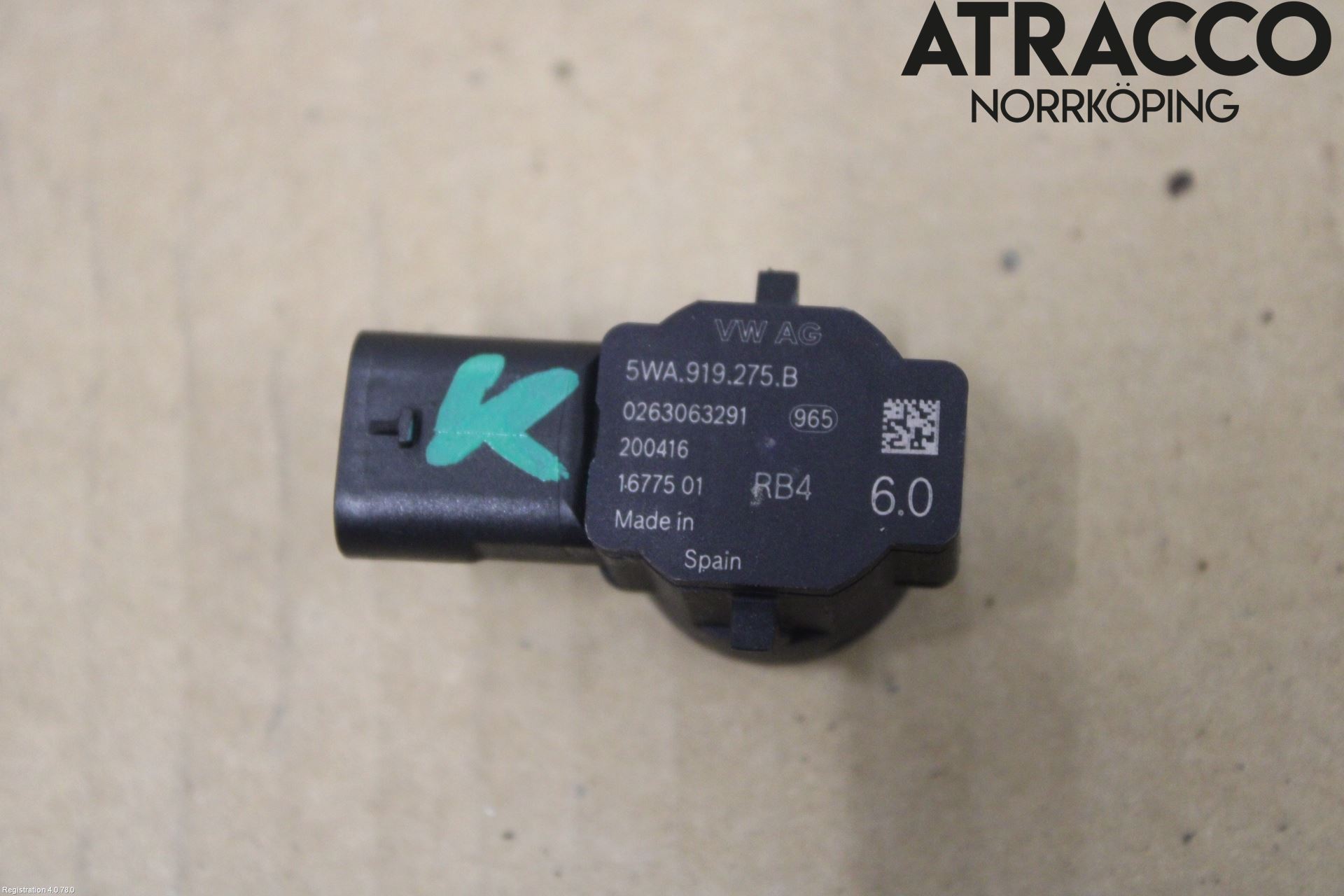 Skoda OCTAVIA (NX) 20- Sensor Ryggesensor