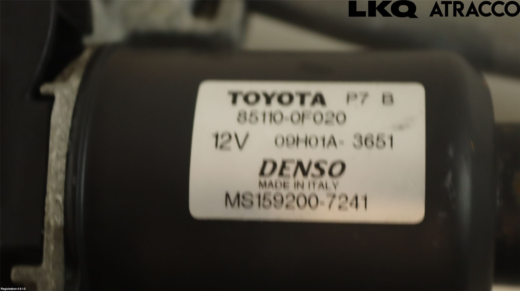 Toyota COROLLA VERSO 04-07 Viskeroverføring Frontrute