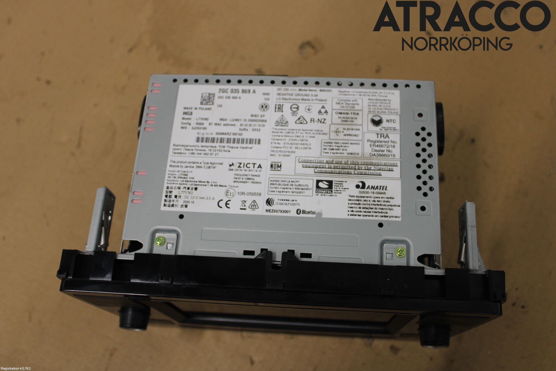 Volkswagen VW T-CROSS 19- Stereo Radio Med Cd