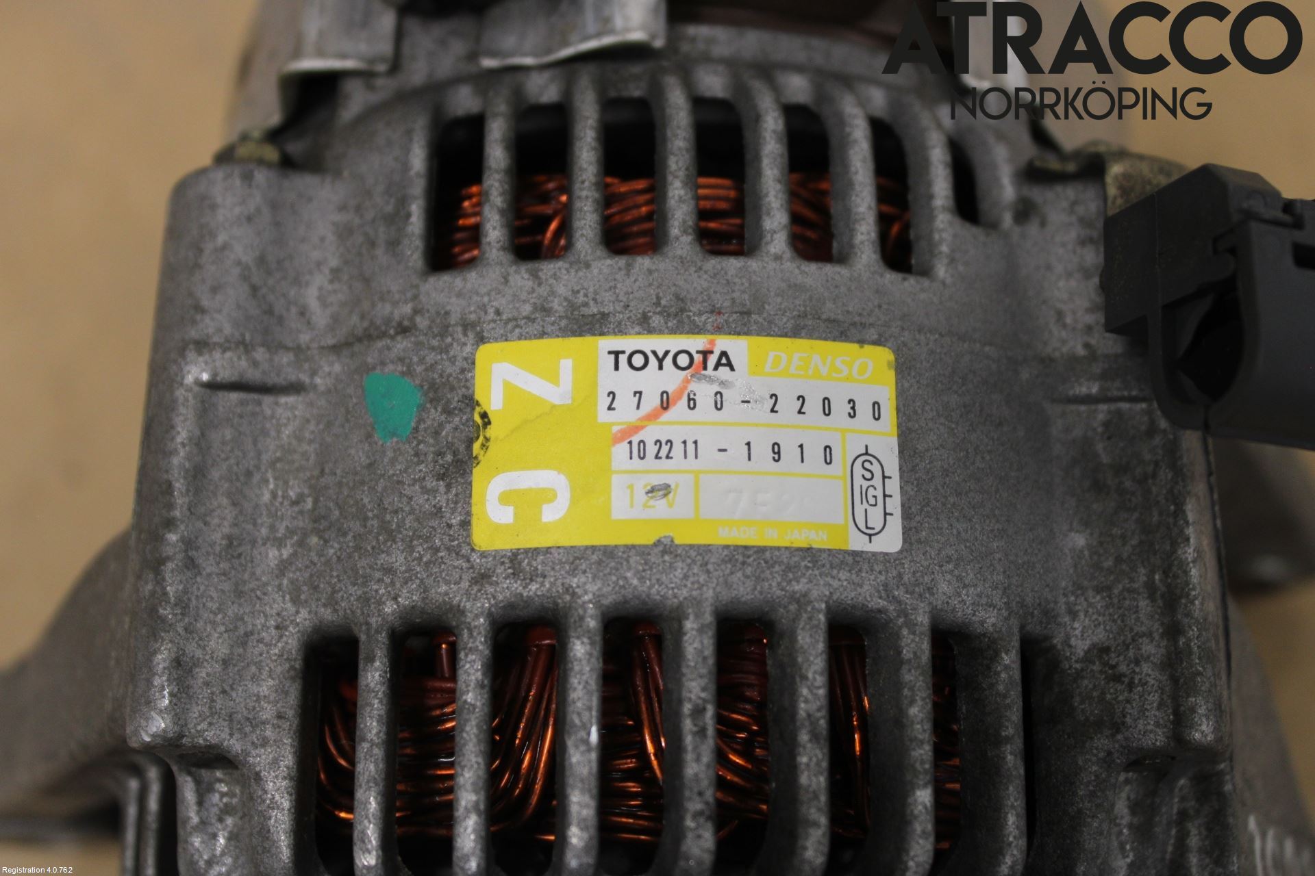 Toyota COROLLA 02-07 Dynamo