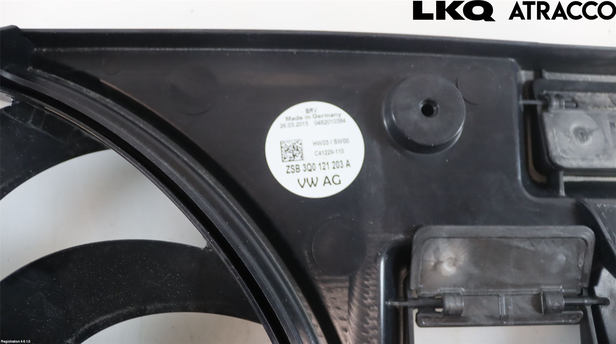 Volkswagen VW PASSAT 15-19 Kjølevifte Elektrisk