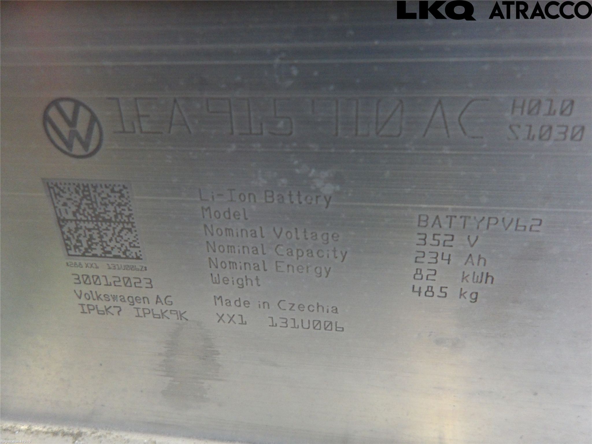 Audi Q4 E-TRON FZ 22- Hybrid Batteri
