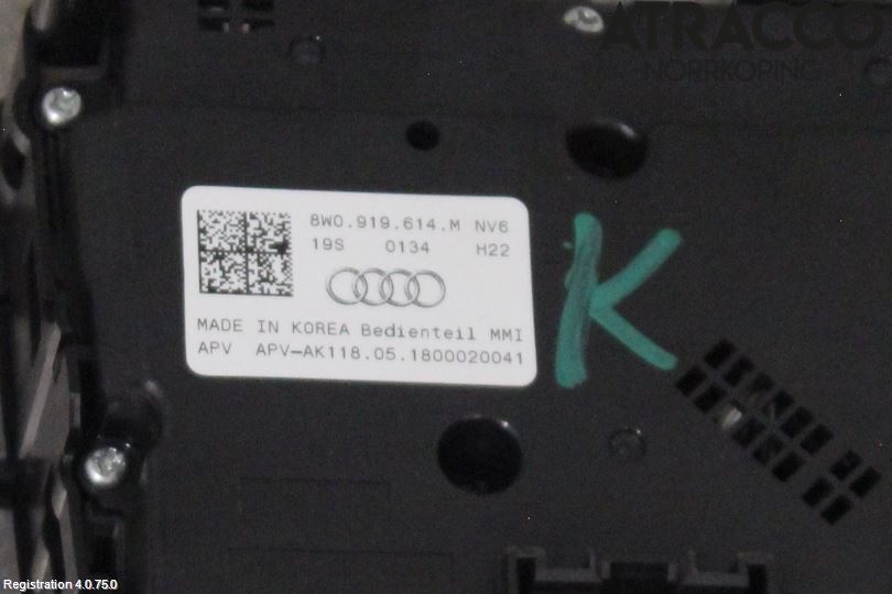 Audi A5 17- Bryter Multifunksjon