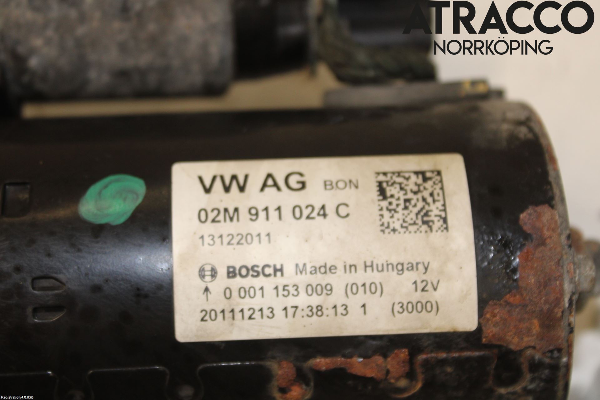 Volkswagen VW PASSAT 11-14 Startmotor Diesel