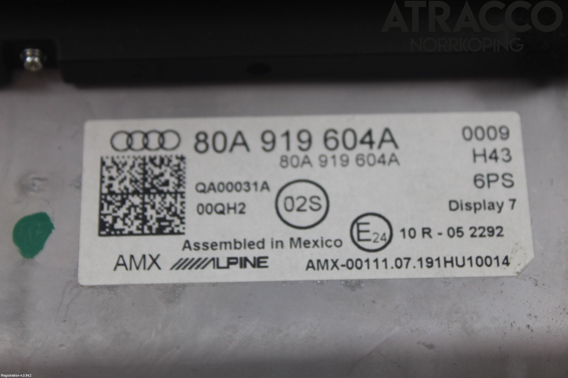 Audi Q5/SQ5 17- Multifunktionsdisplay