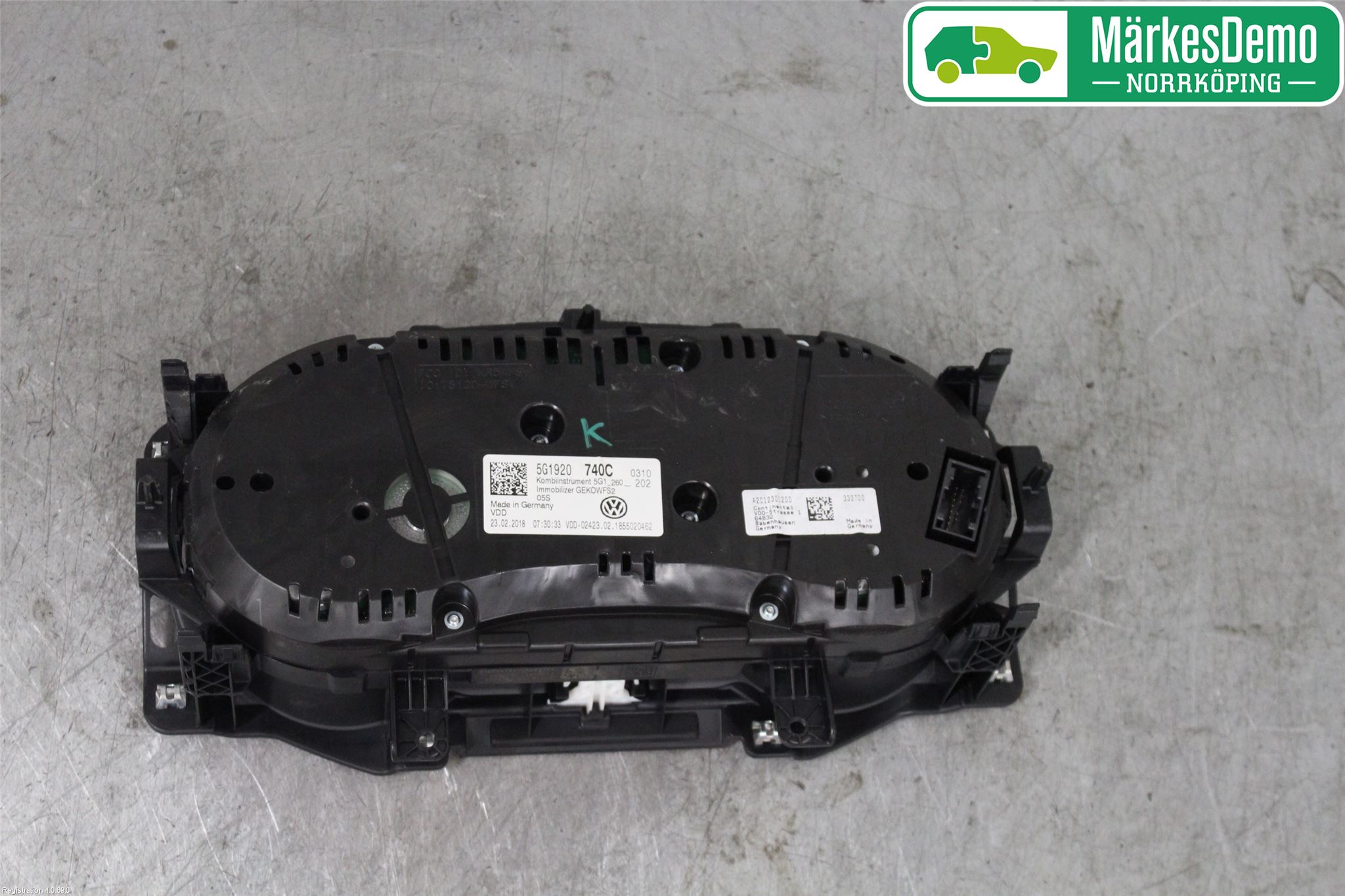 Volkswagen VW GOLF / E-GOLF VII 13-20 Instr Kombinert