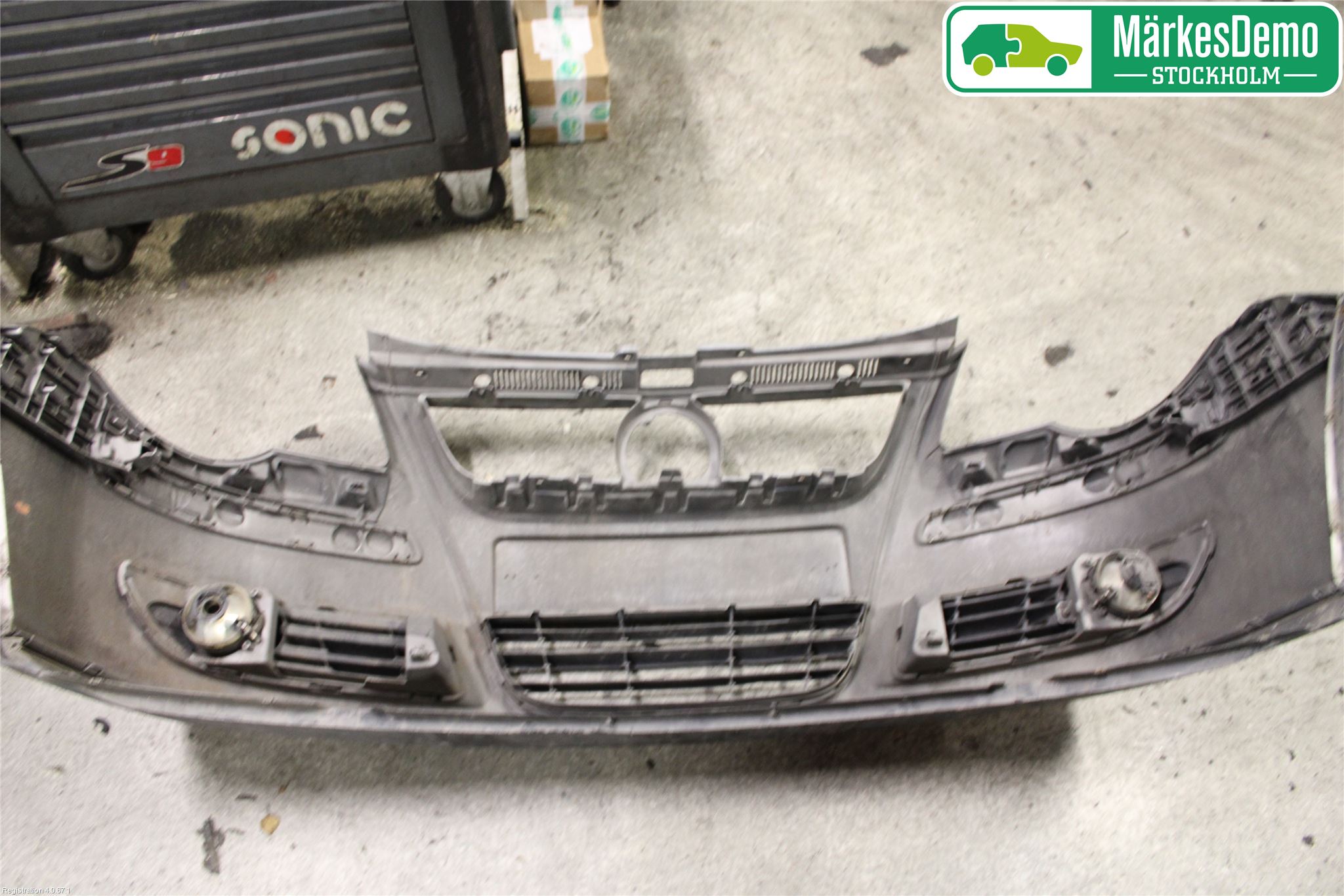 Volkswagen VW POLO 05-09 Støtfanger Foran Plastdeksel
