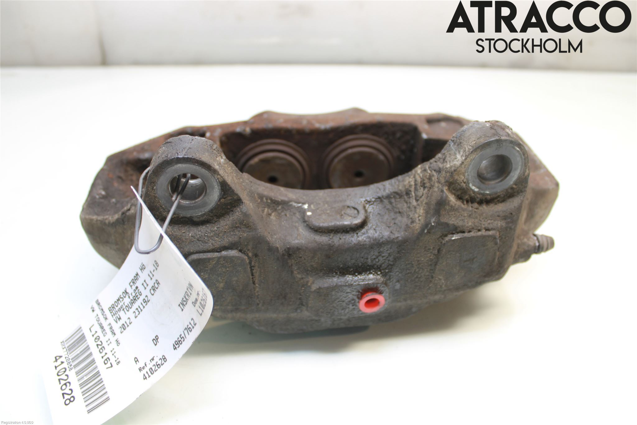Volkswagen VW TOUAREG 7P 11-18 Bremsecaliper Foran Høyre
