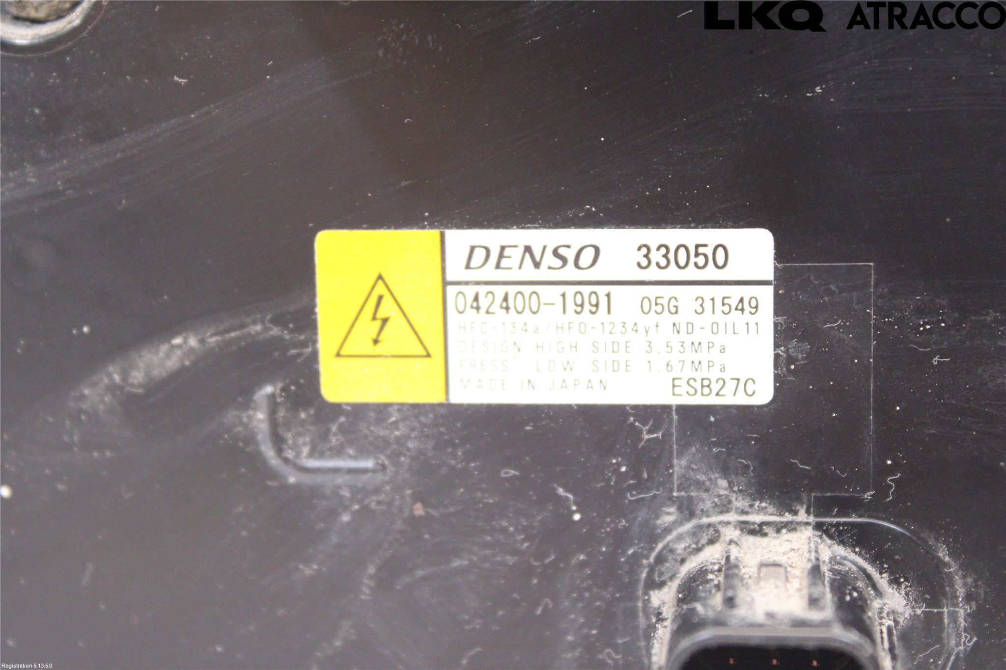 Lexus ES 250/300/330 Varme Ac Kompressor
