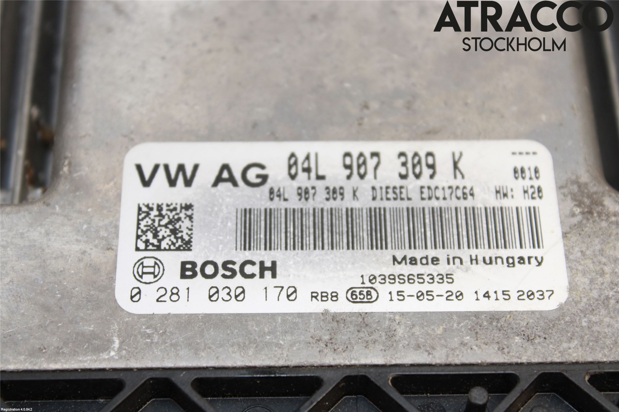 Volkswagen VW TIGUAN 07-16 Styreenhet Dieselpumpe