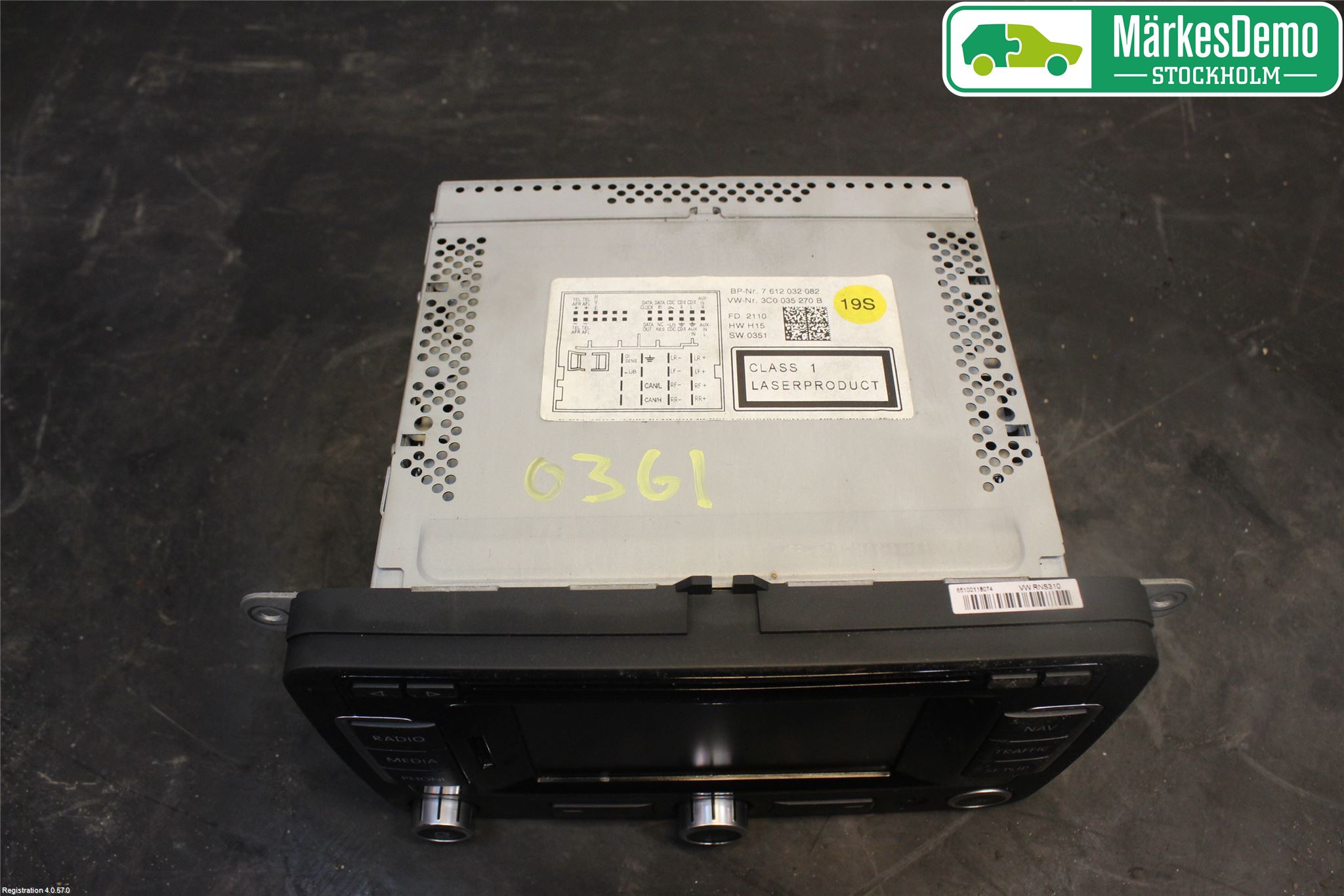 Volkswagen VW PASSAT 05-11 Stereo Radio Med Cd