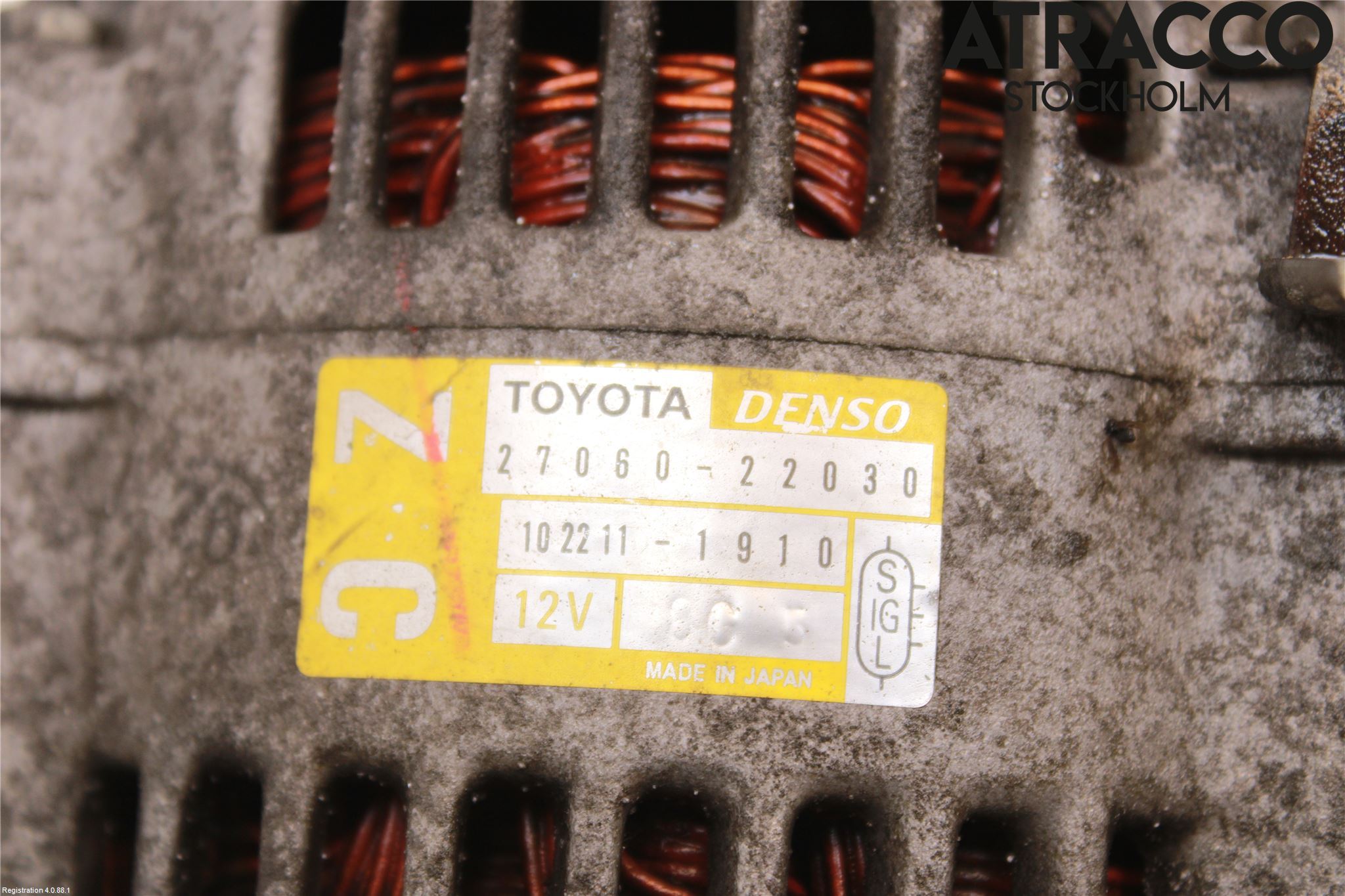 Toyota COROLLA 02-07 Dynamo