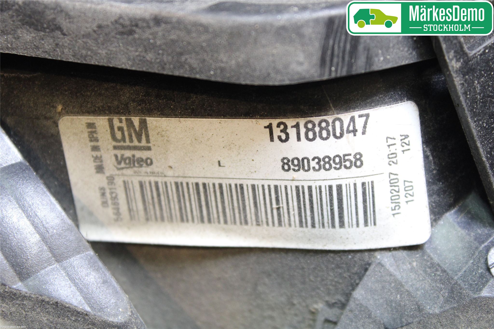 Opel CORSA D 07-14 Baklykt Venstre
